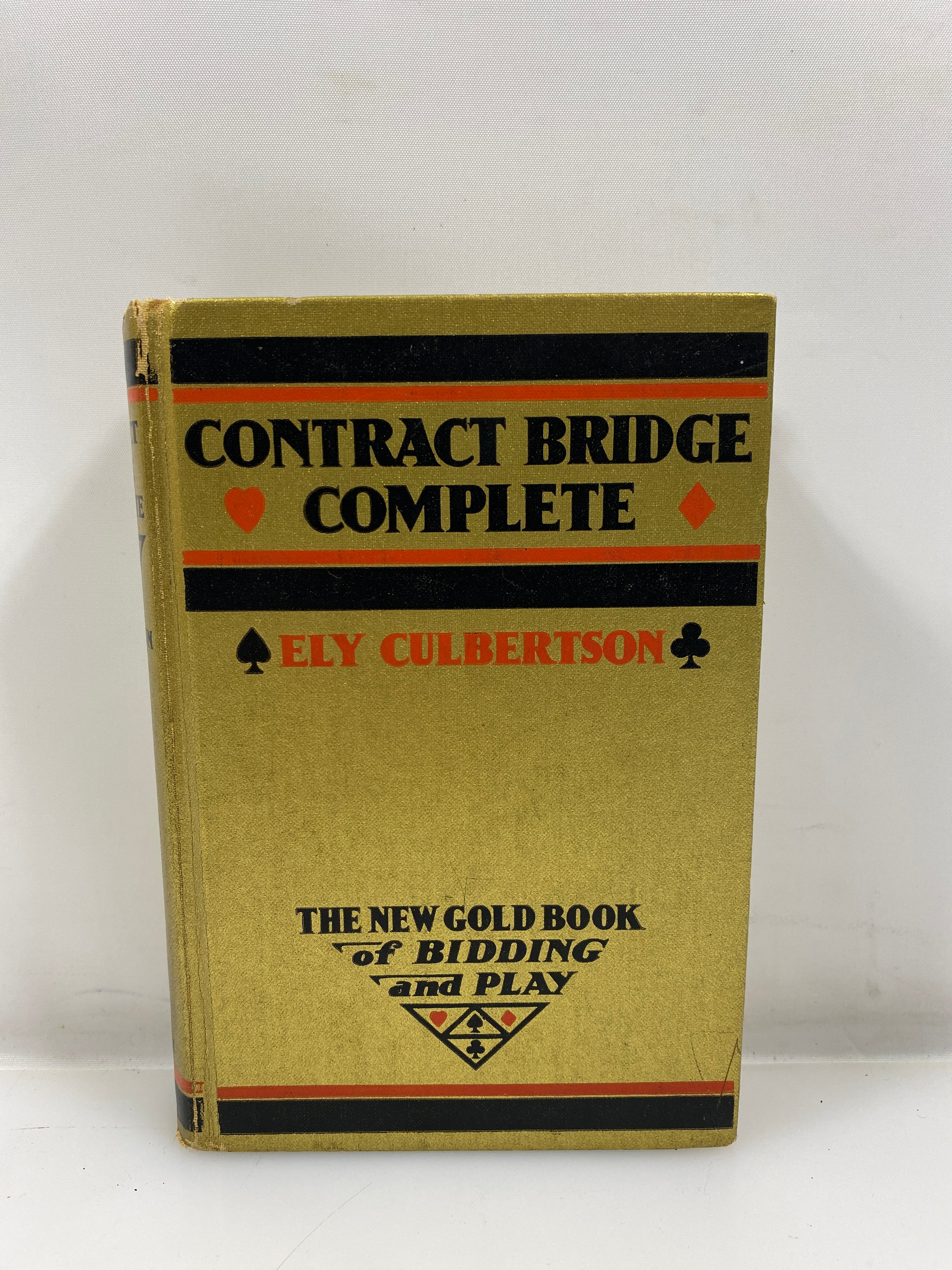 Contract Bridge Complete by Culbertson 1938 HC