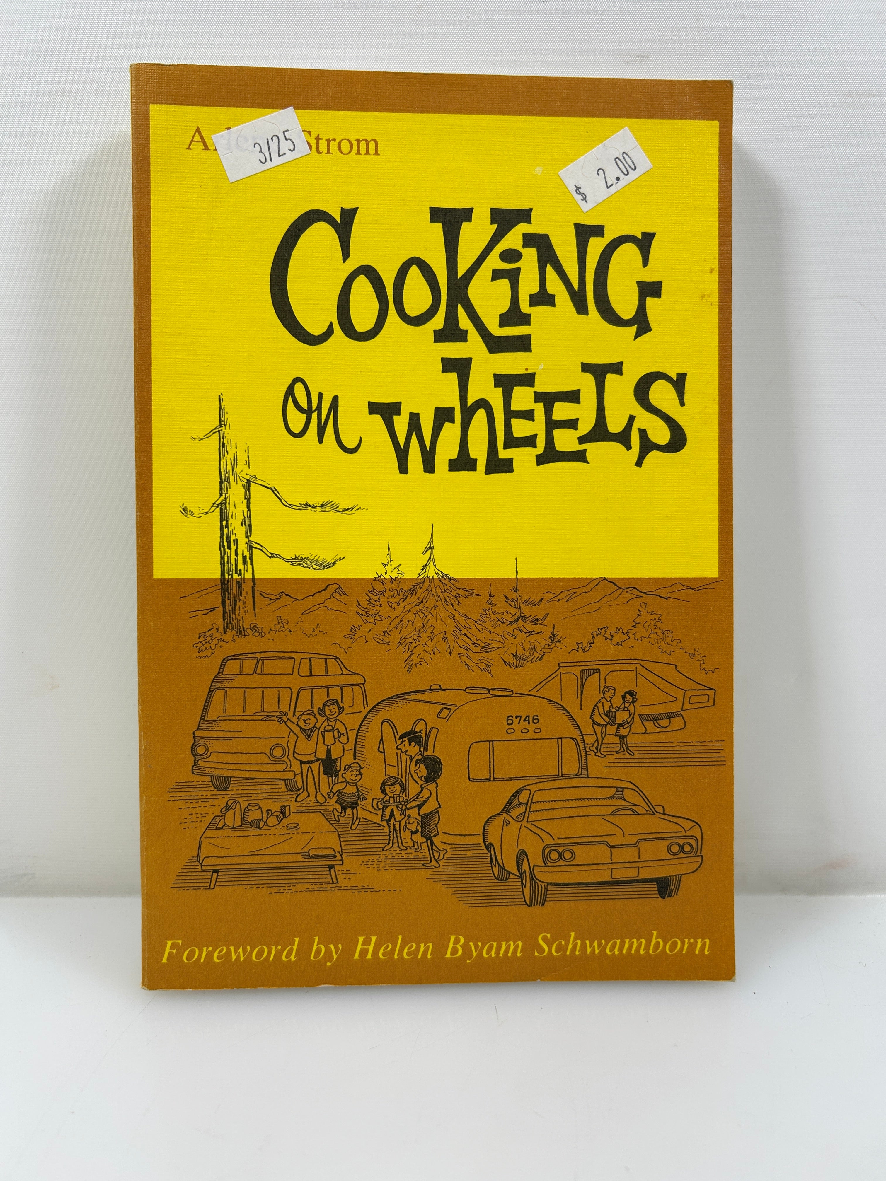 Cooking on Wheels by Arlene Strom 4th Printing The Bond Wheelwright Co 1970