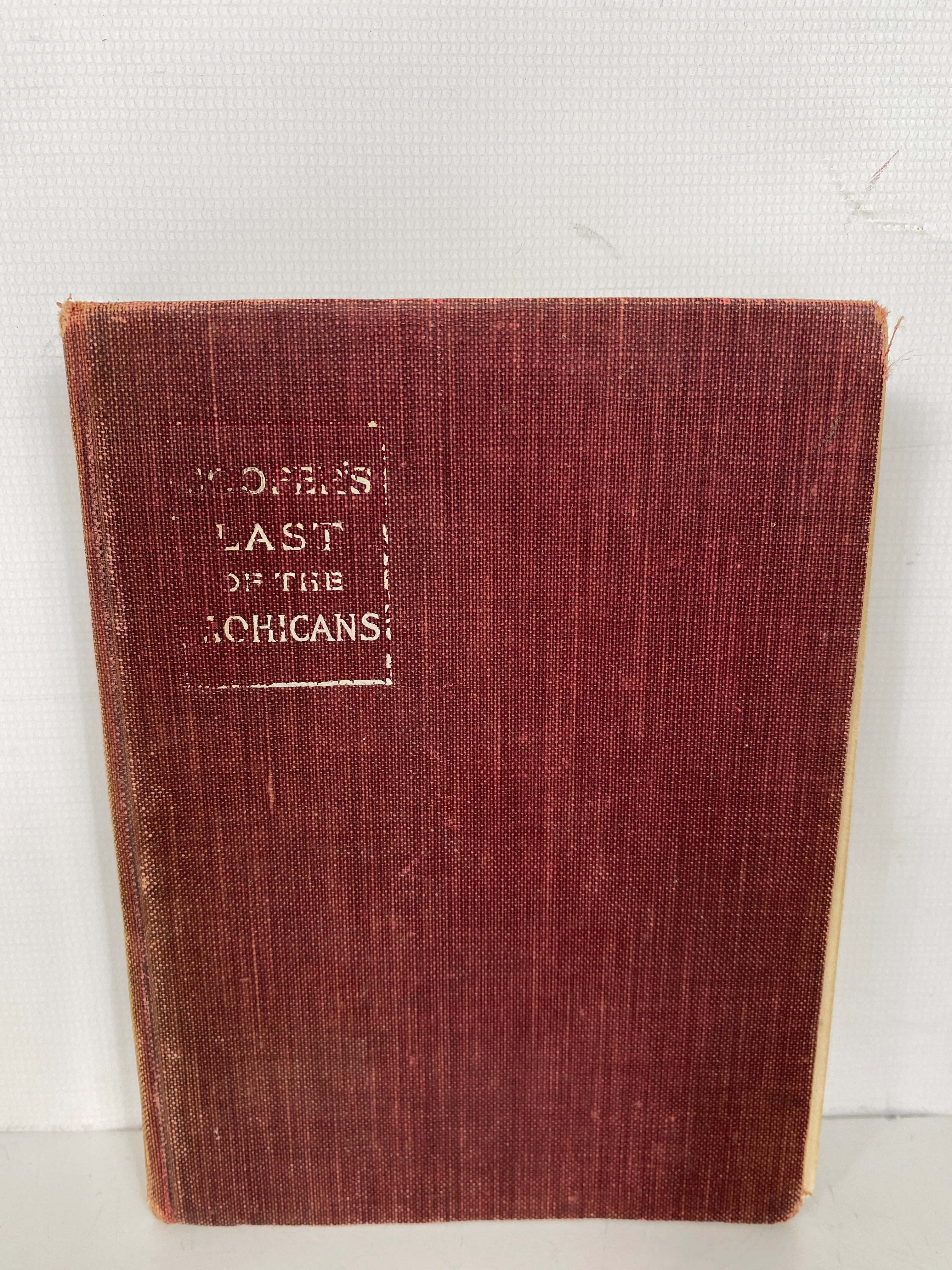 Cooper's Last of the Mohicans 1906 Macmillan Company Antique HC