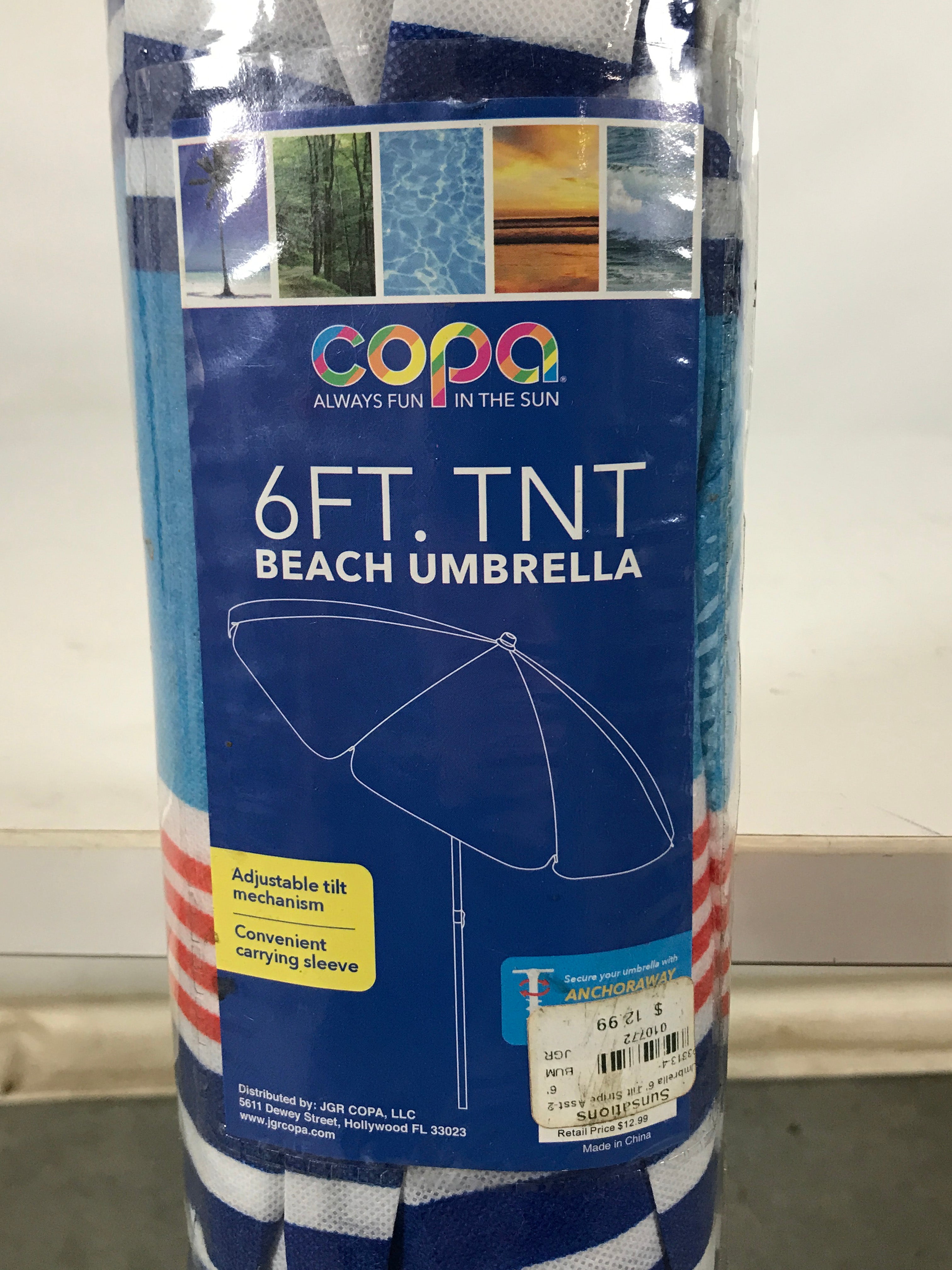 Copa 6ft TNT Beach Umbrella