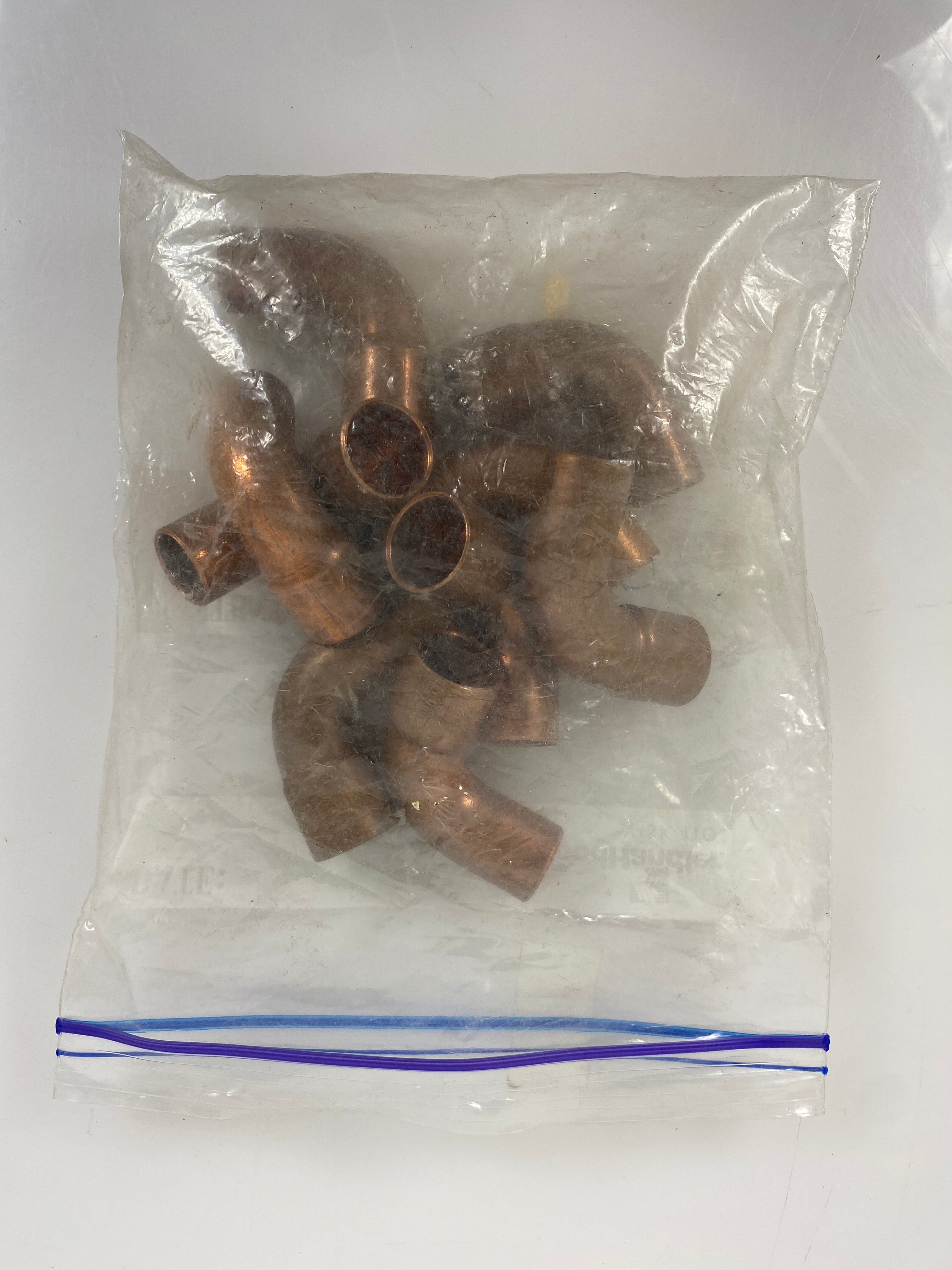 Copper Street Elbow  90 5/8" Nominal Count of 9