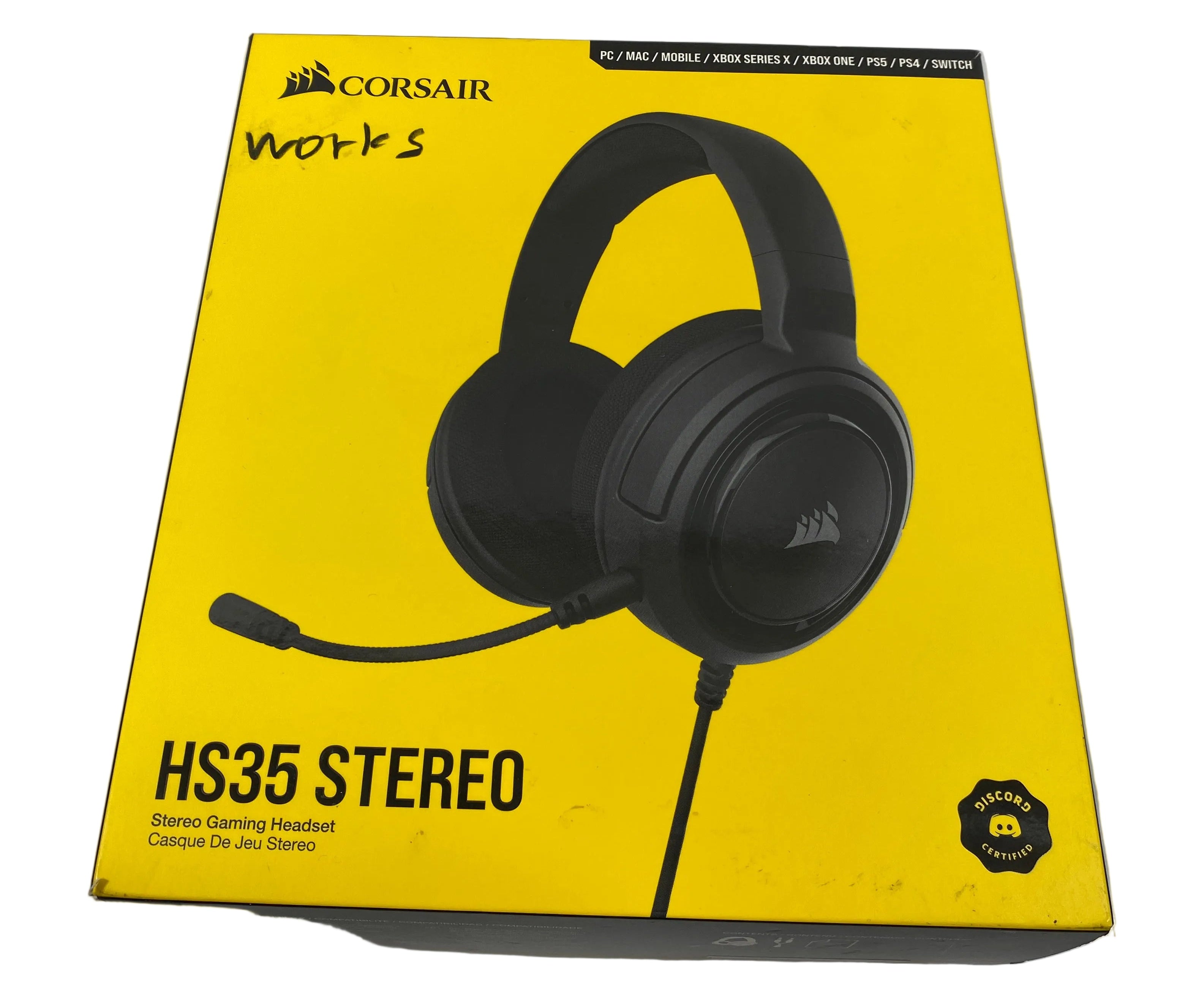 Corsair HS35 Stereo Headset *Open Box*