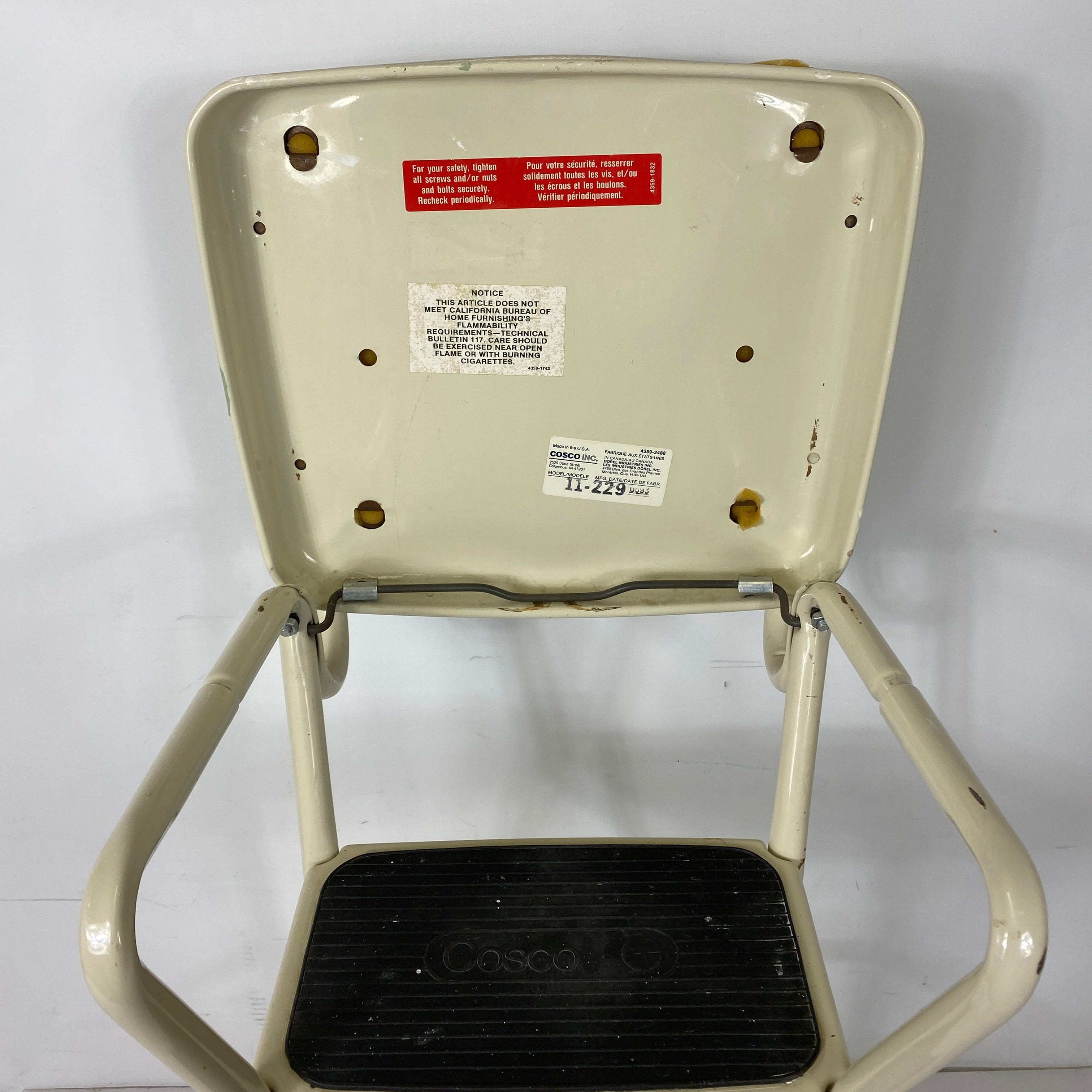 Cosco #11-229 Folding Step Ladder/Chair