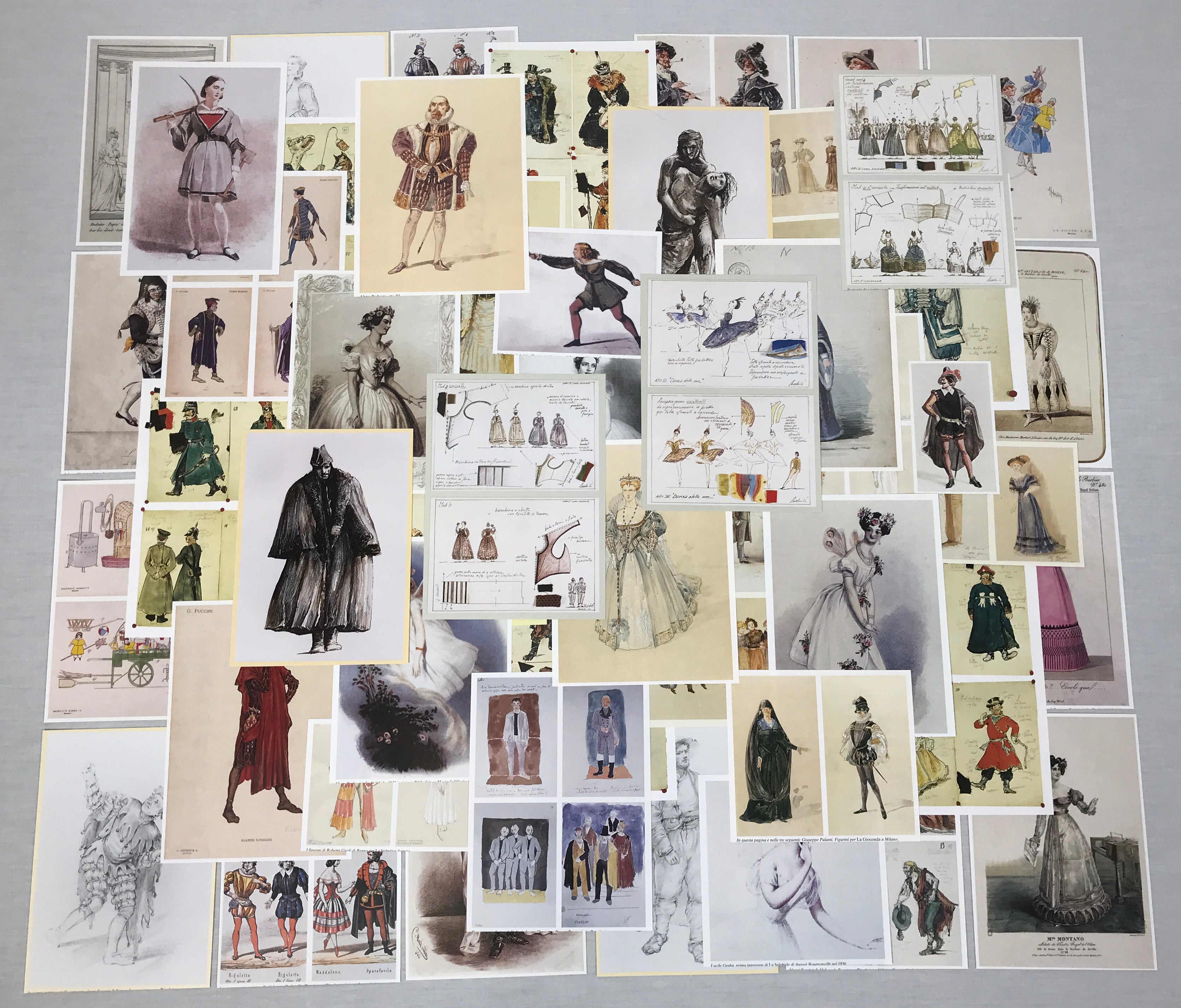 Costume Design Prints - Opera Playbills