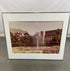 Courtyard and Fountain Picture in Frame
