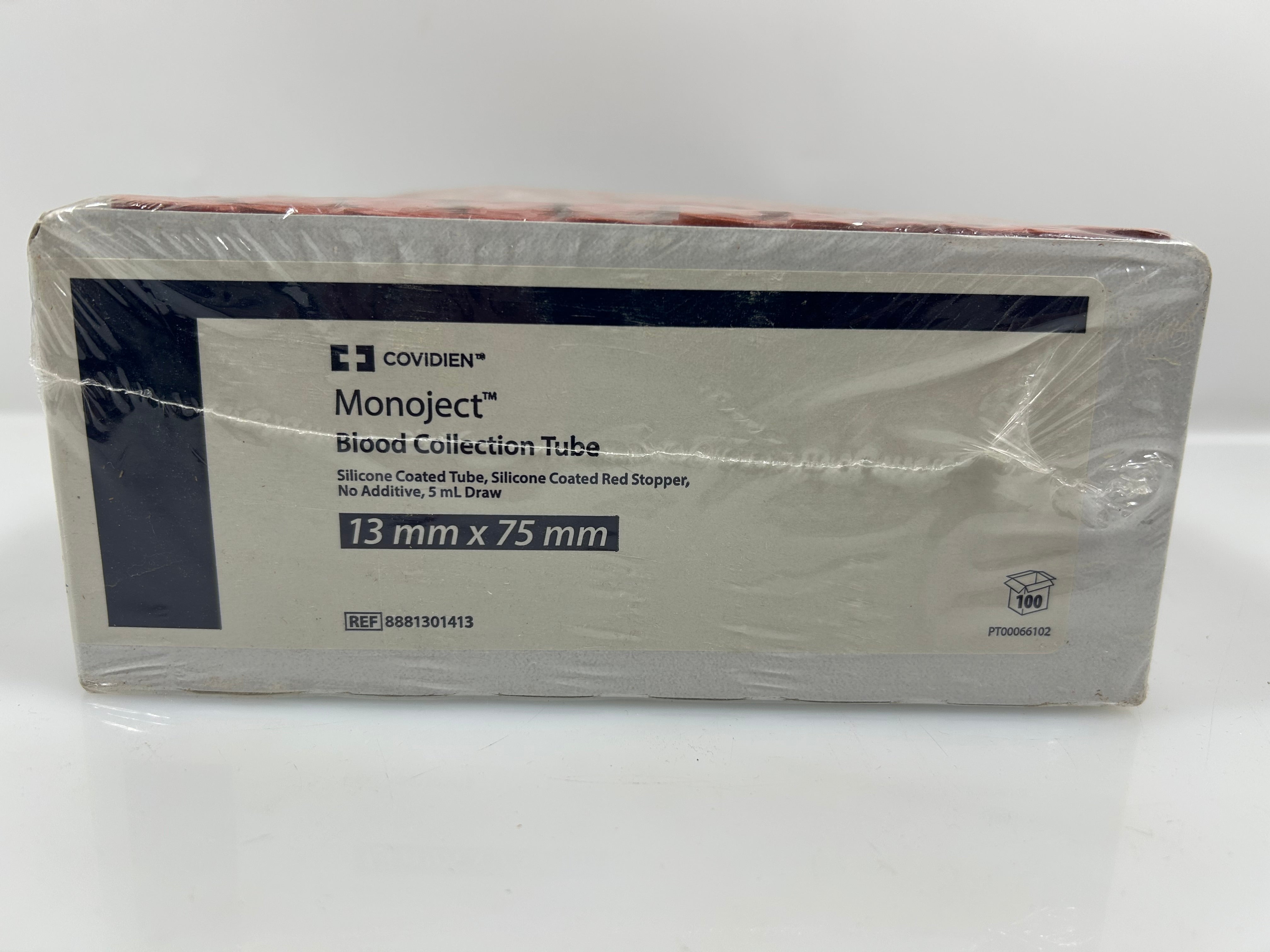 Covidien Monoject Blood collection Tubes 13mm x 75mm (100qty)