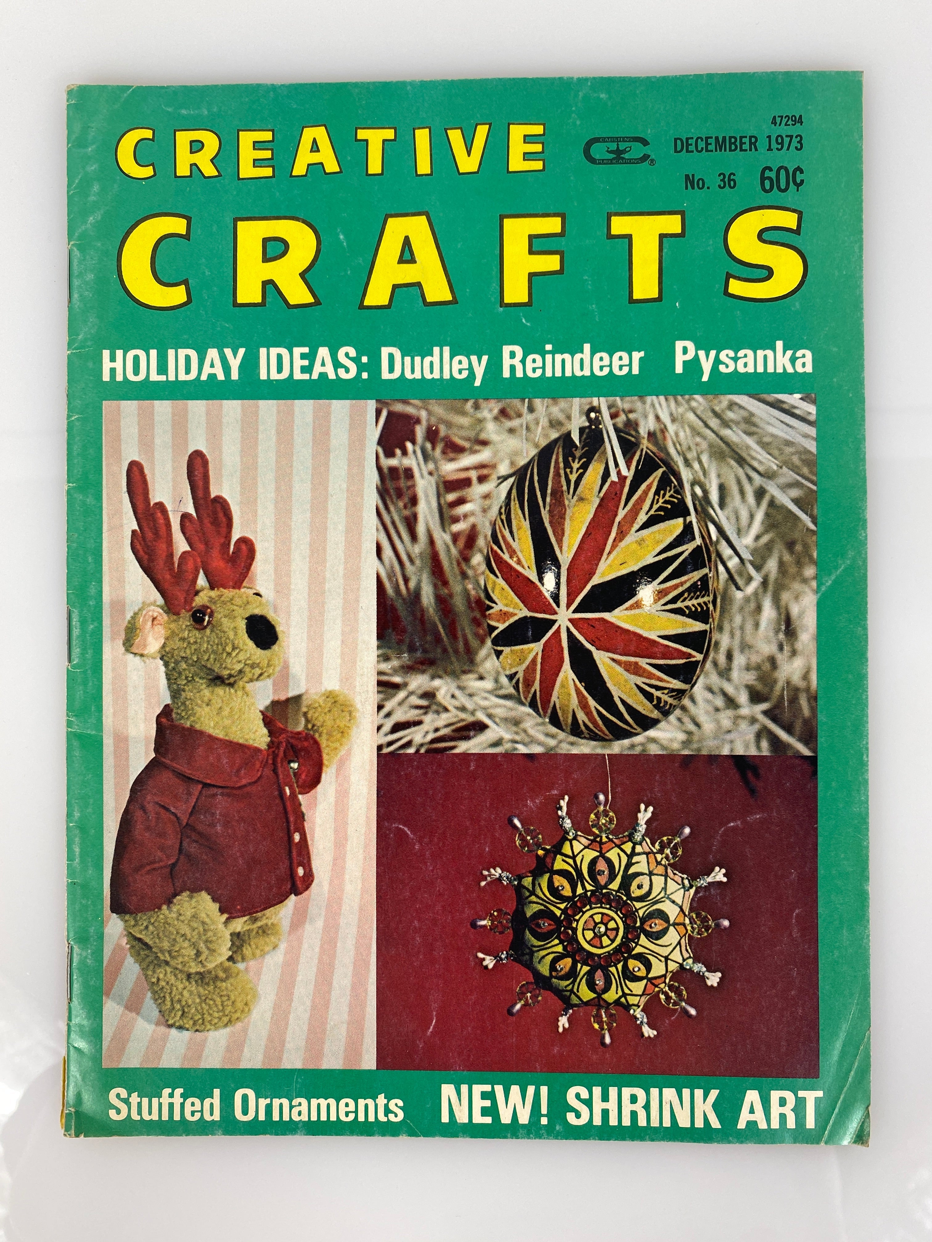 Creative Crafts Vintage Magazine December 1973