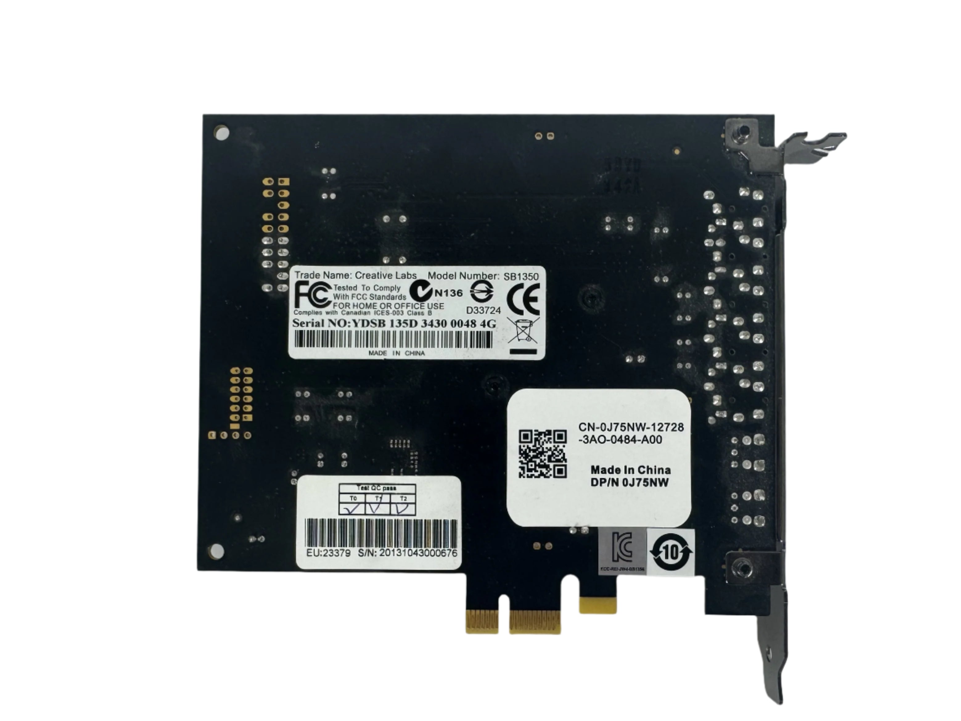 Creative Labs Sound Blaster SB1350 PCIe Sound Card