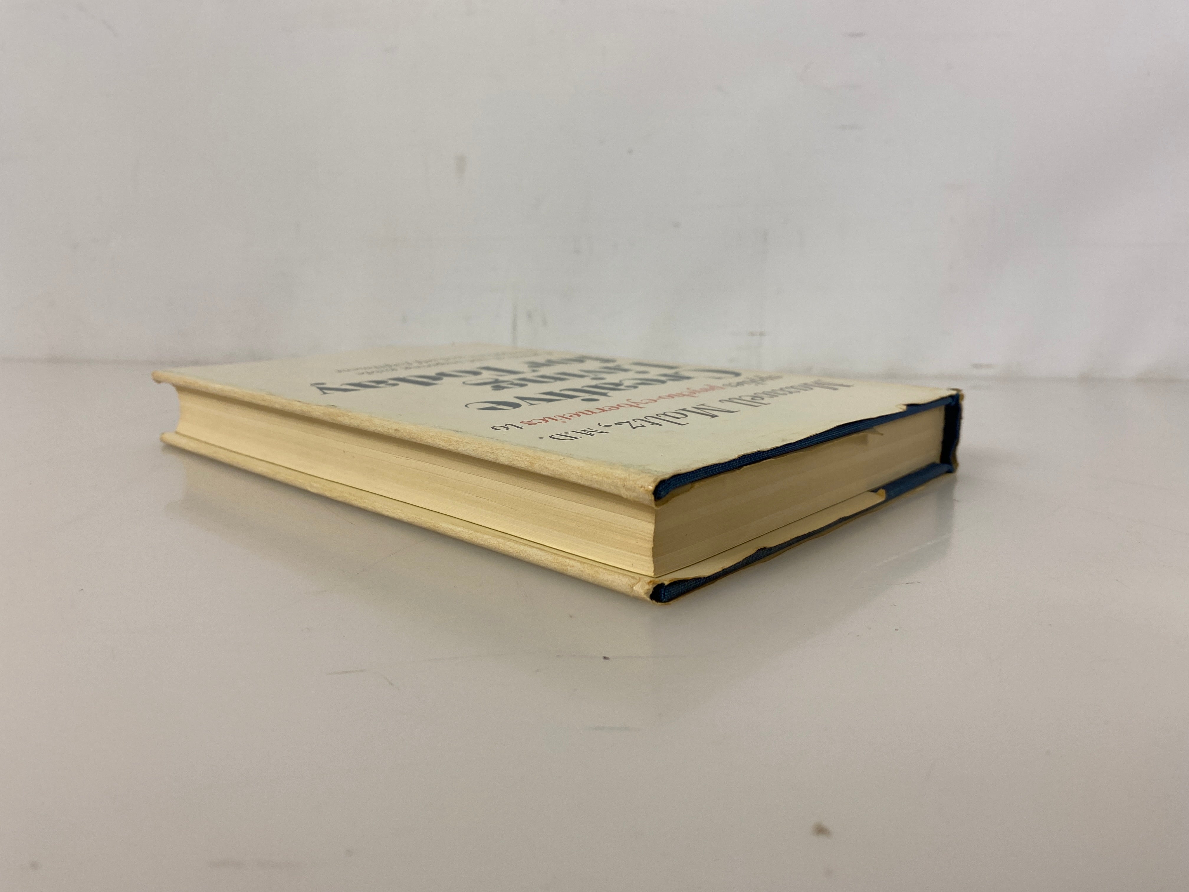 Creative Living for Today Maxwell Maltz Psycho-Cybernetics 1967 2nd Print HCDJ