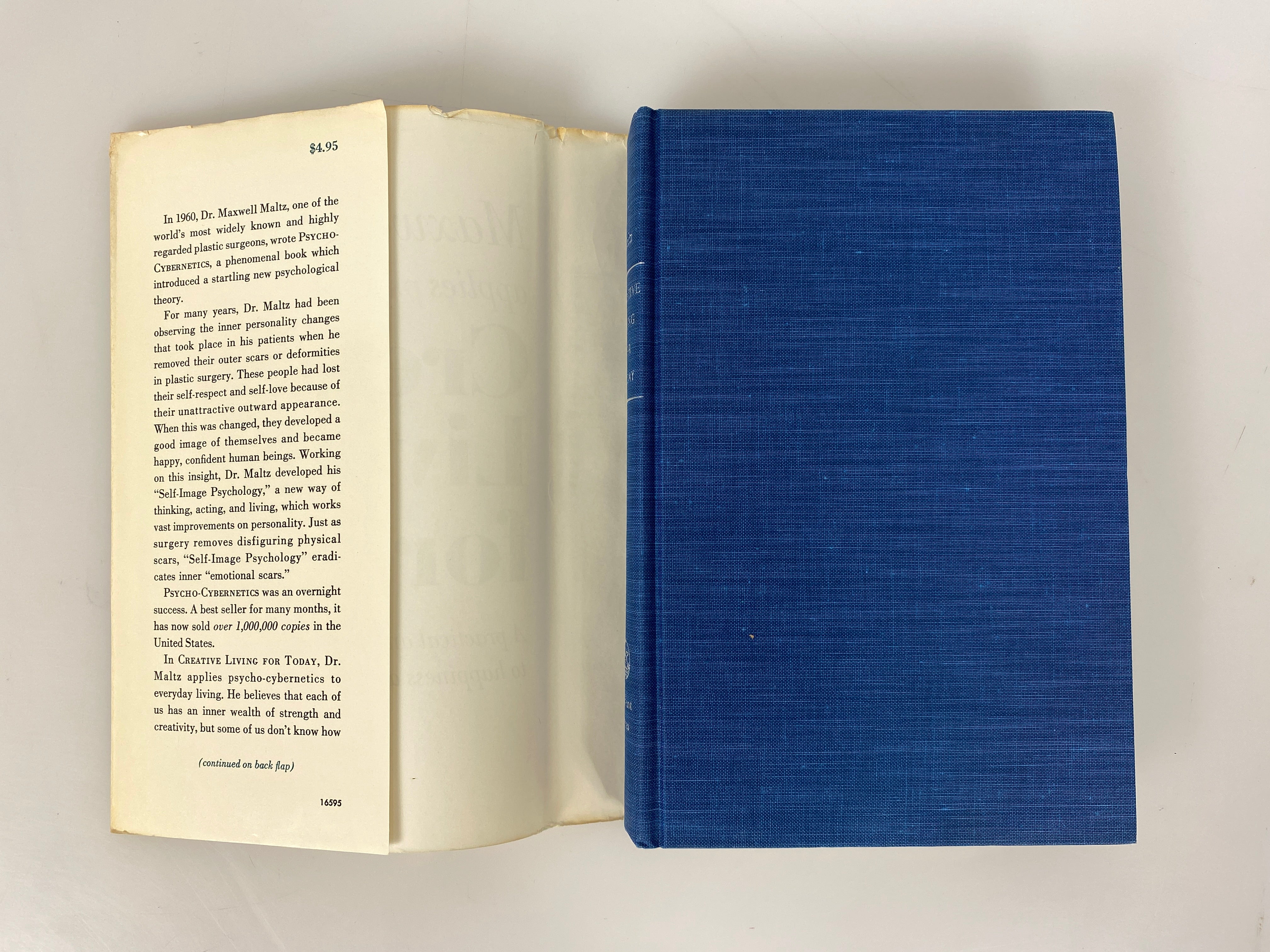 Creative Living for Today Maxwell Maltz Psycho-Cybernetics 1967 2nd Print HCDJ