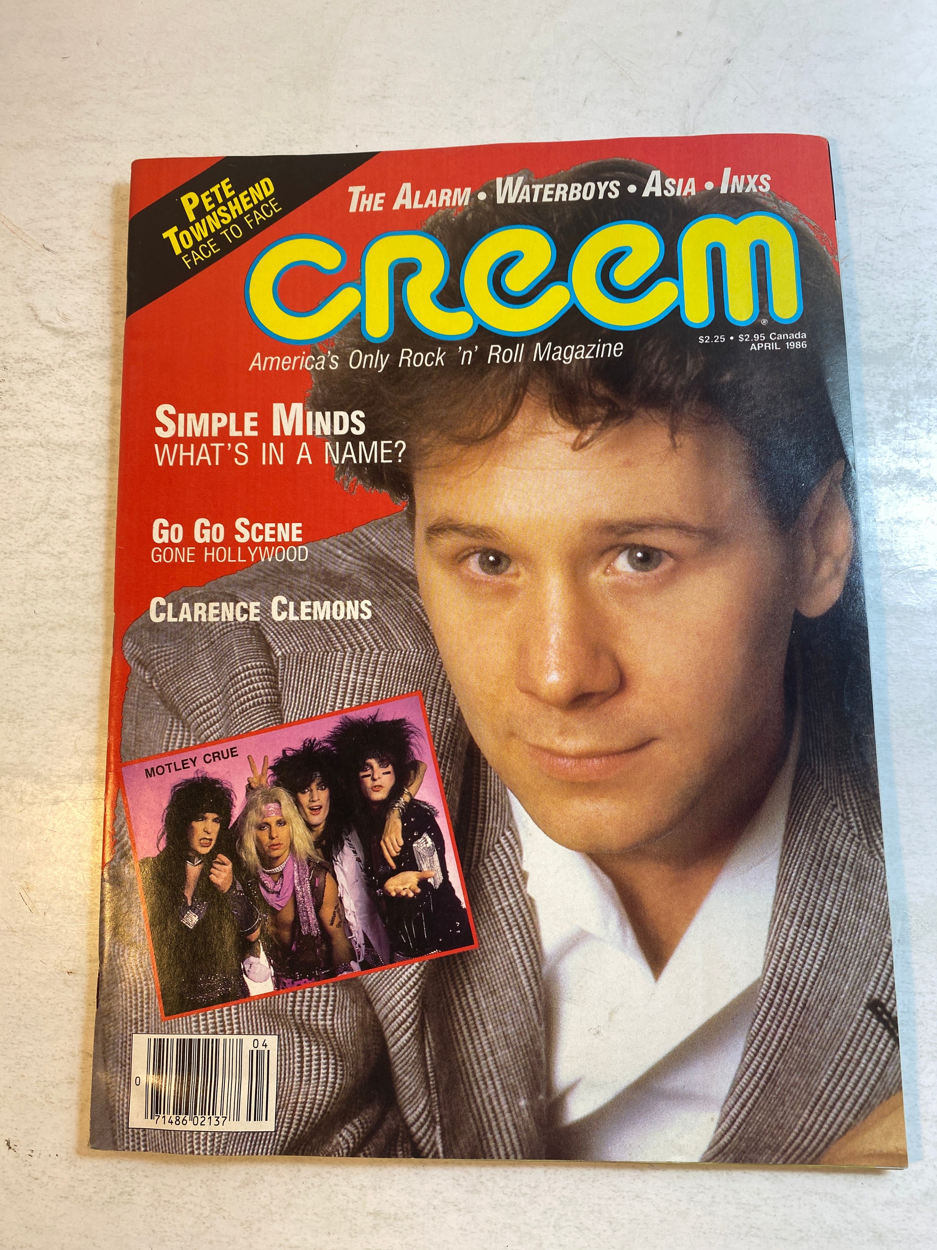 Creem Magazine April 1986 Simple Minds