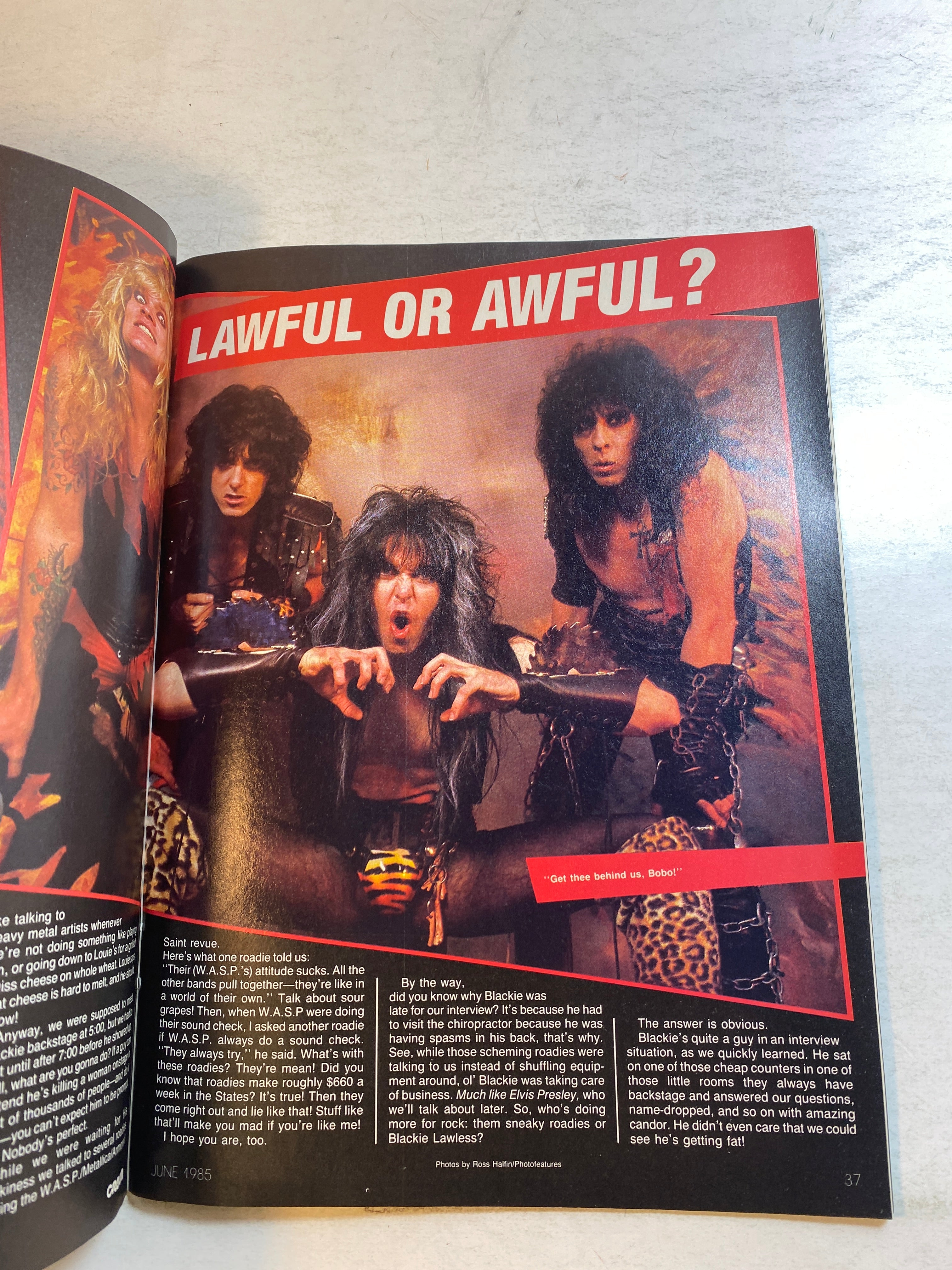 Creem Magazine June 1985 Bangles