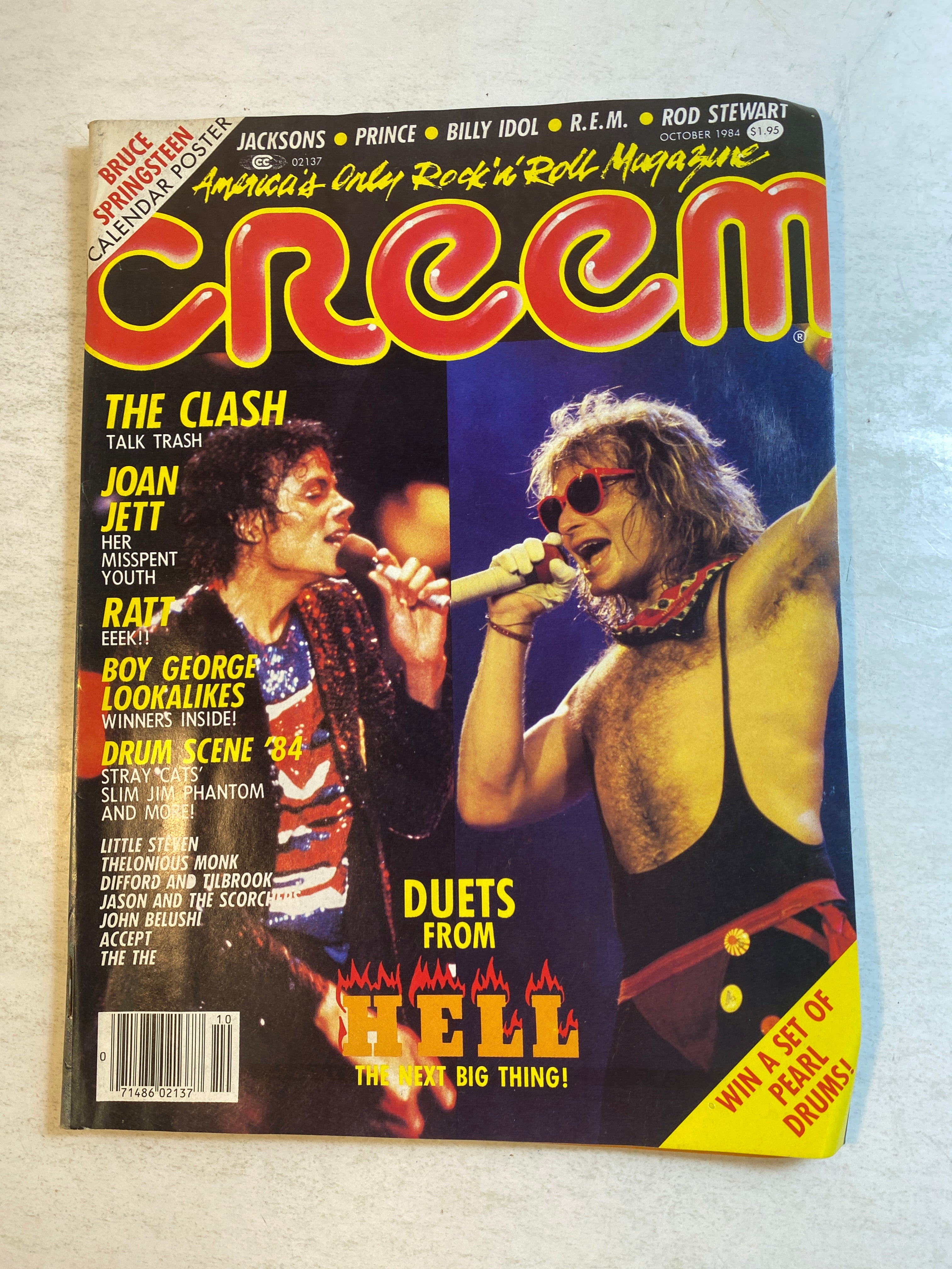 Creem Magazine October 1984 Michael Jackson David Lee Roth
