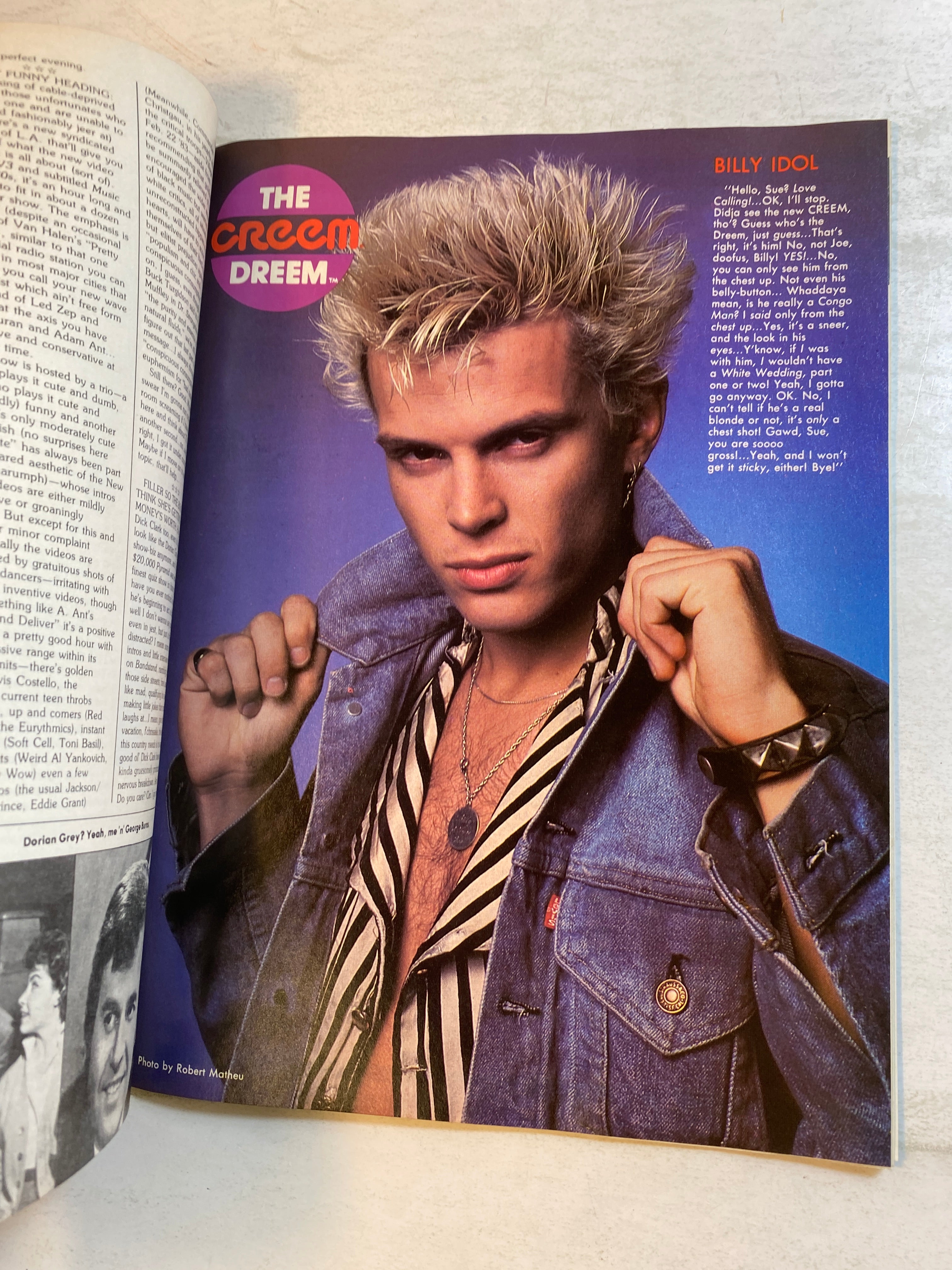 Creem Magazine September 1983 Van Halen