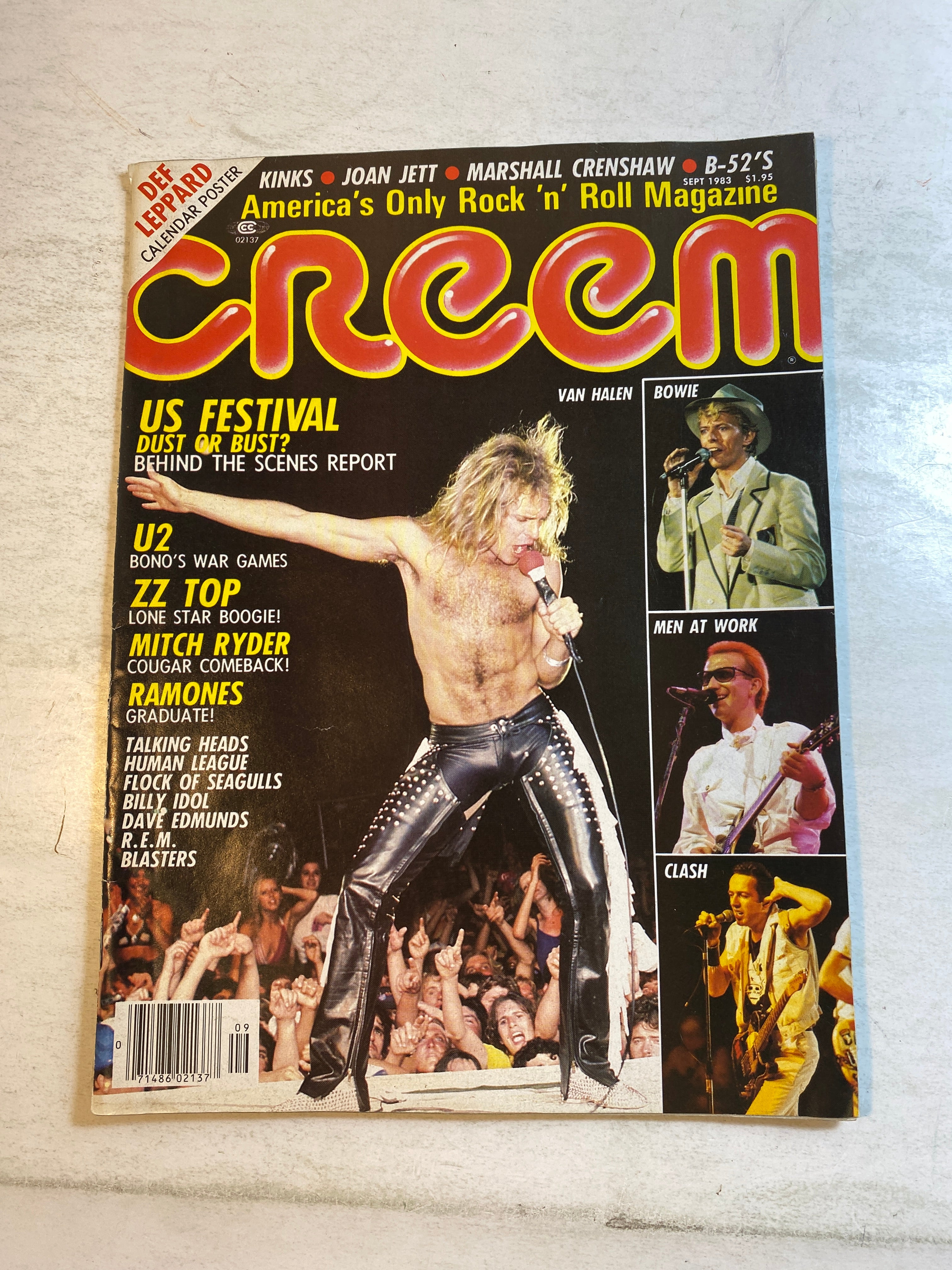 Creem Magazine September 1983 Van Halen
