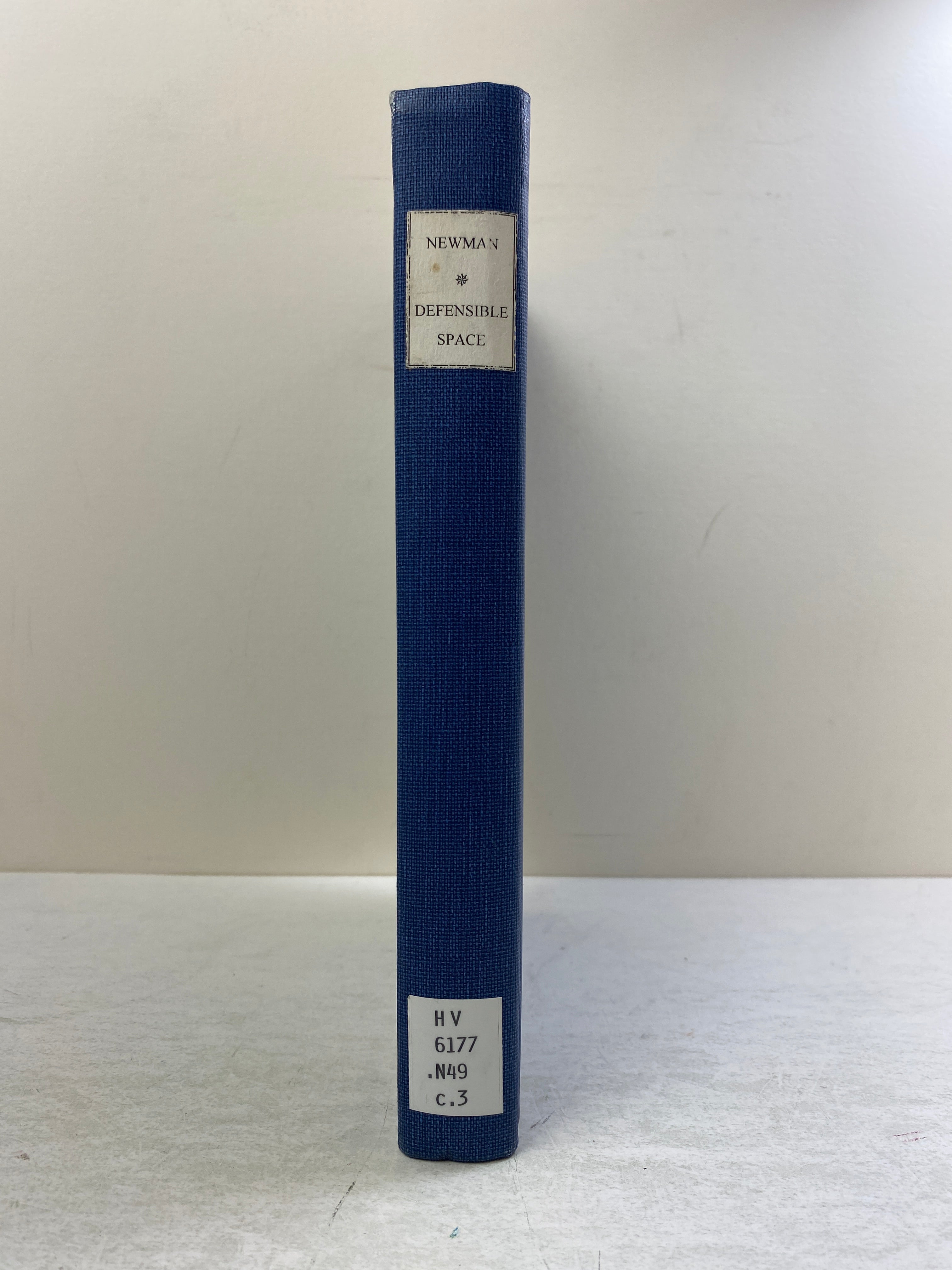 Crime Prevention Through Urban Design Defensible Space Newman Ex-library 1972 HC