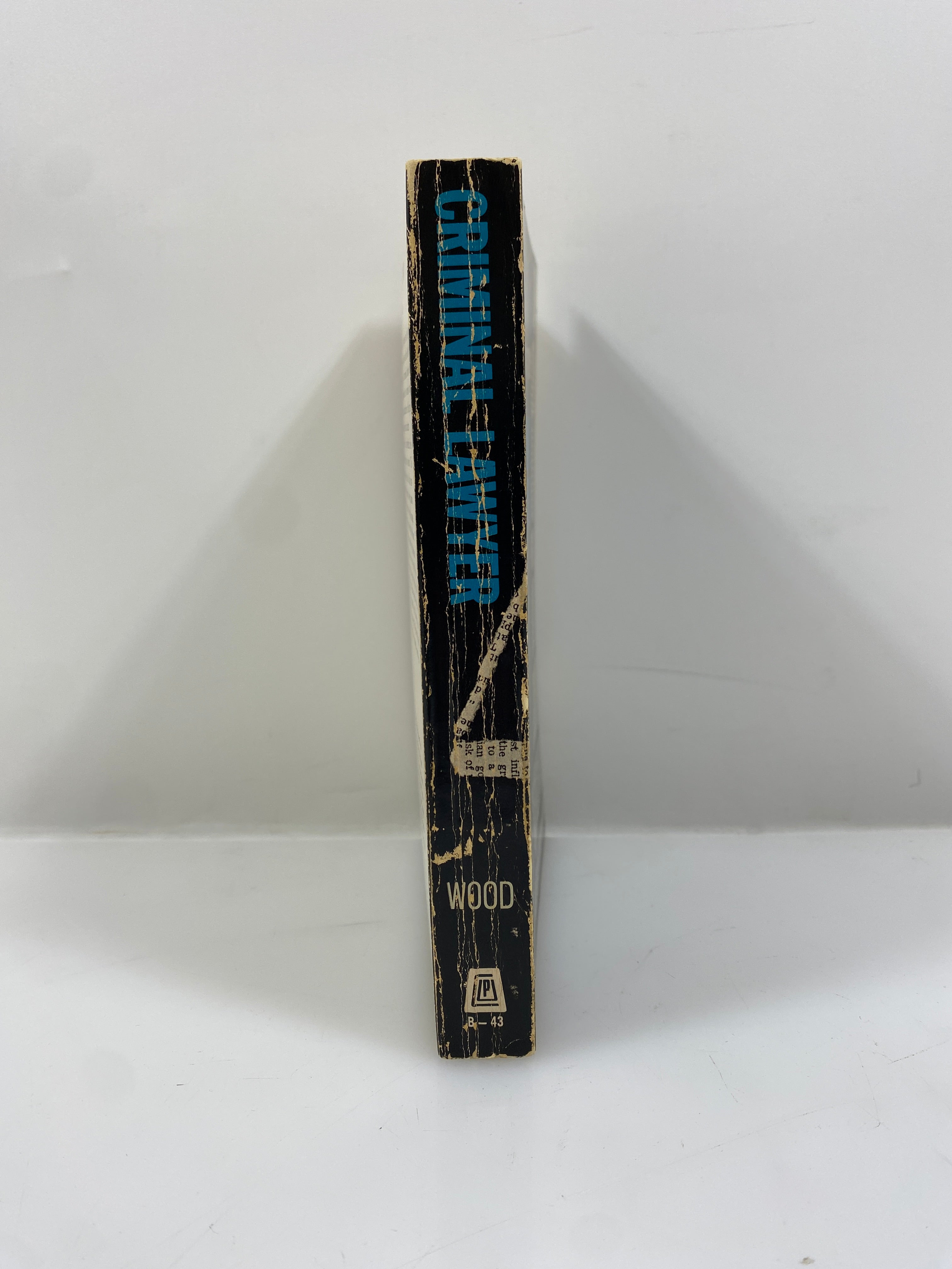 Criminal Lawyer by Arthur Lewis Wood 1967 Rare Vintage SC