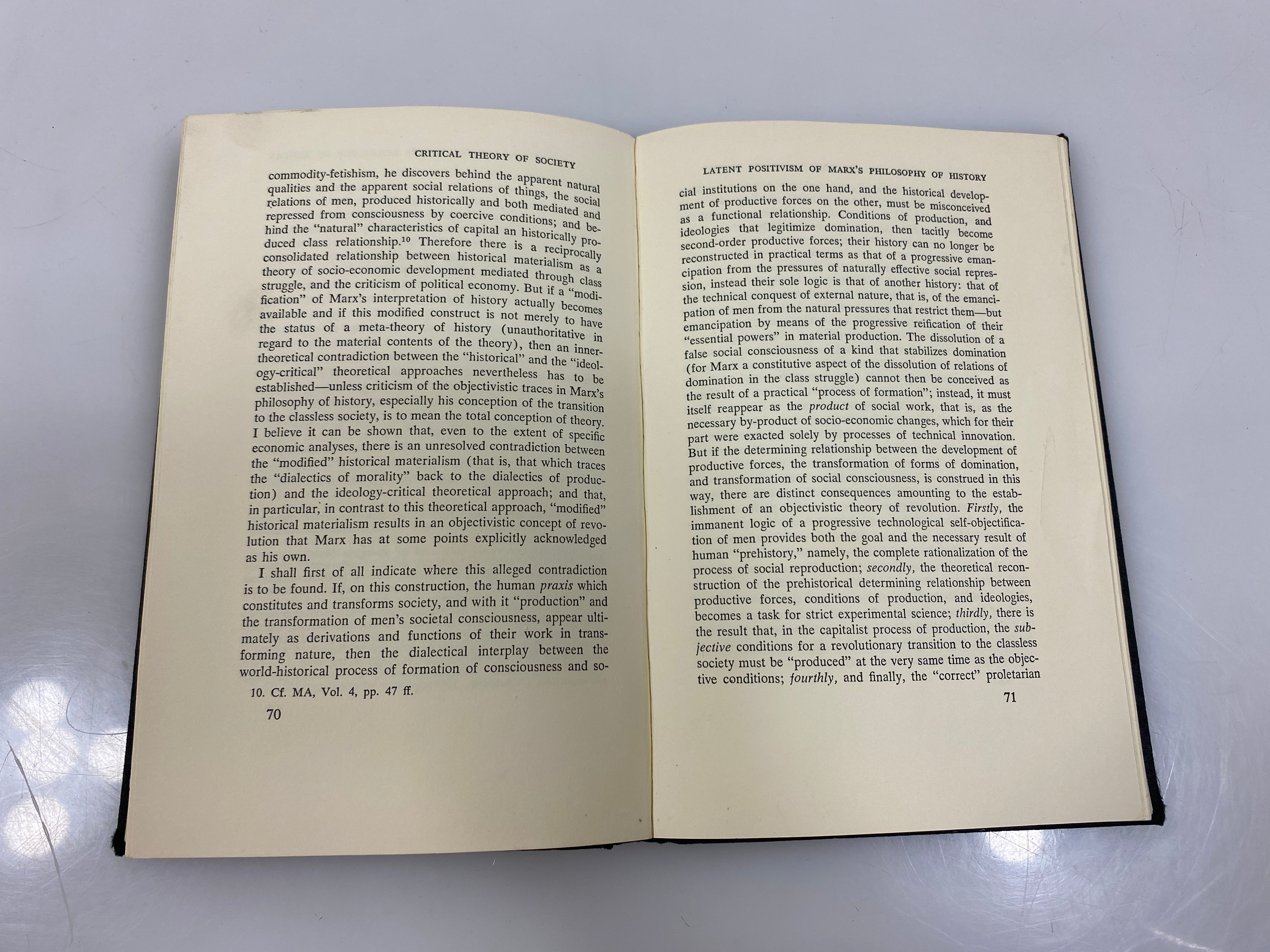 Critical Theory of Society by Wellmer Ex-library 1971 HC
