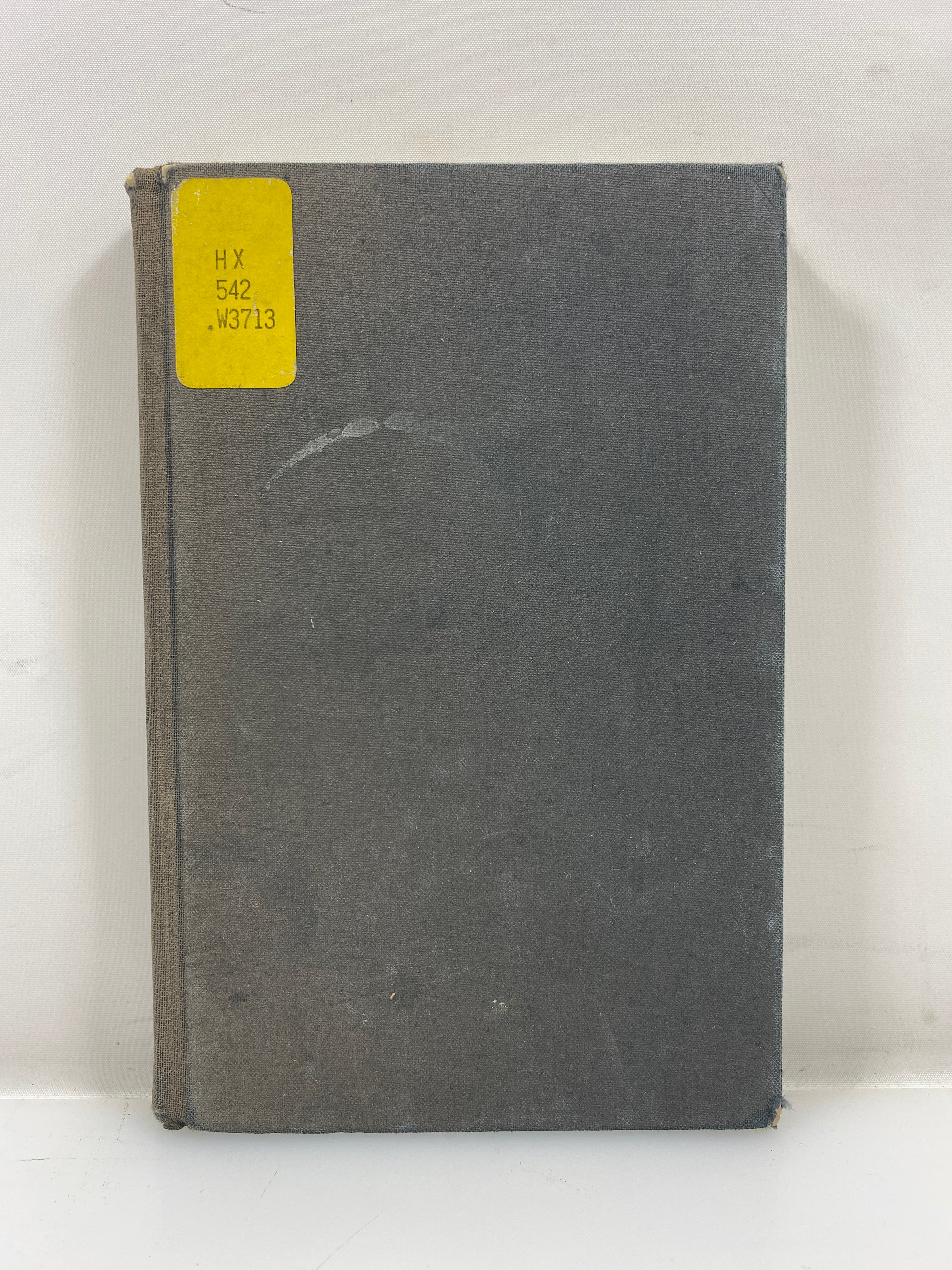 Critical Theory of Society by Wellmer Ex-library 1971 HC