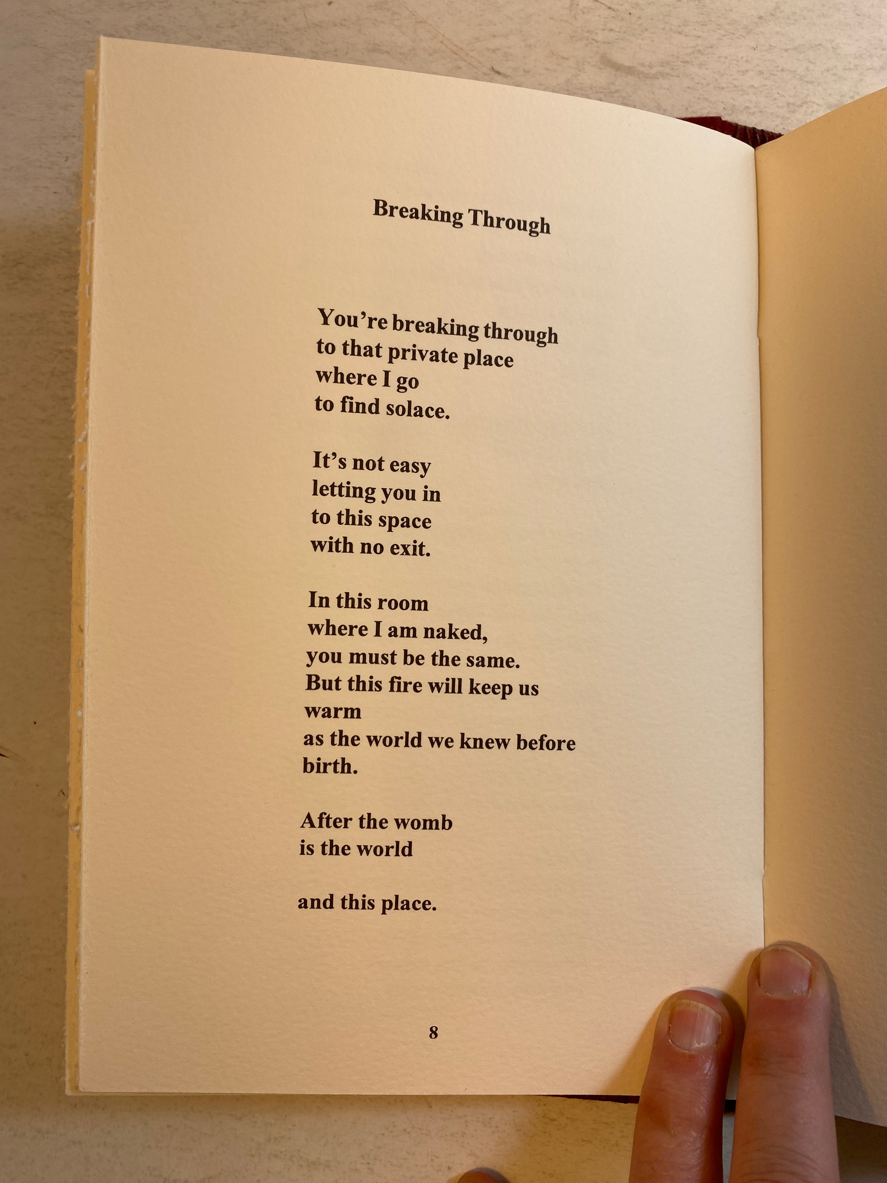 Crossing the Bridge Evan Covell Roberts Poetry *Signed/Numbered* 2002