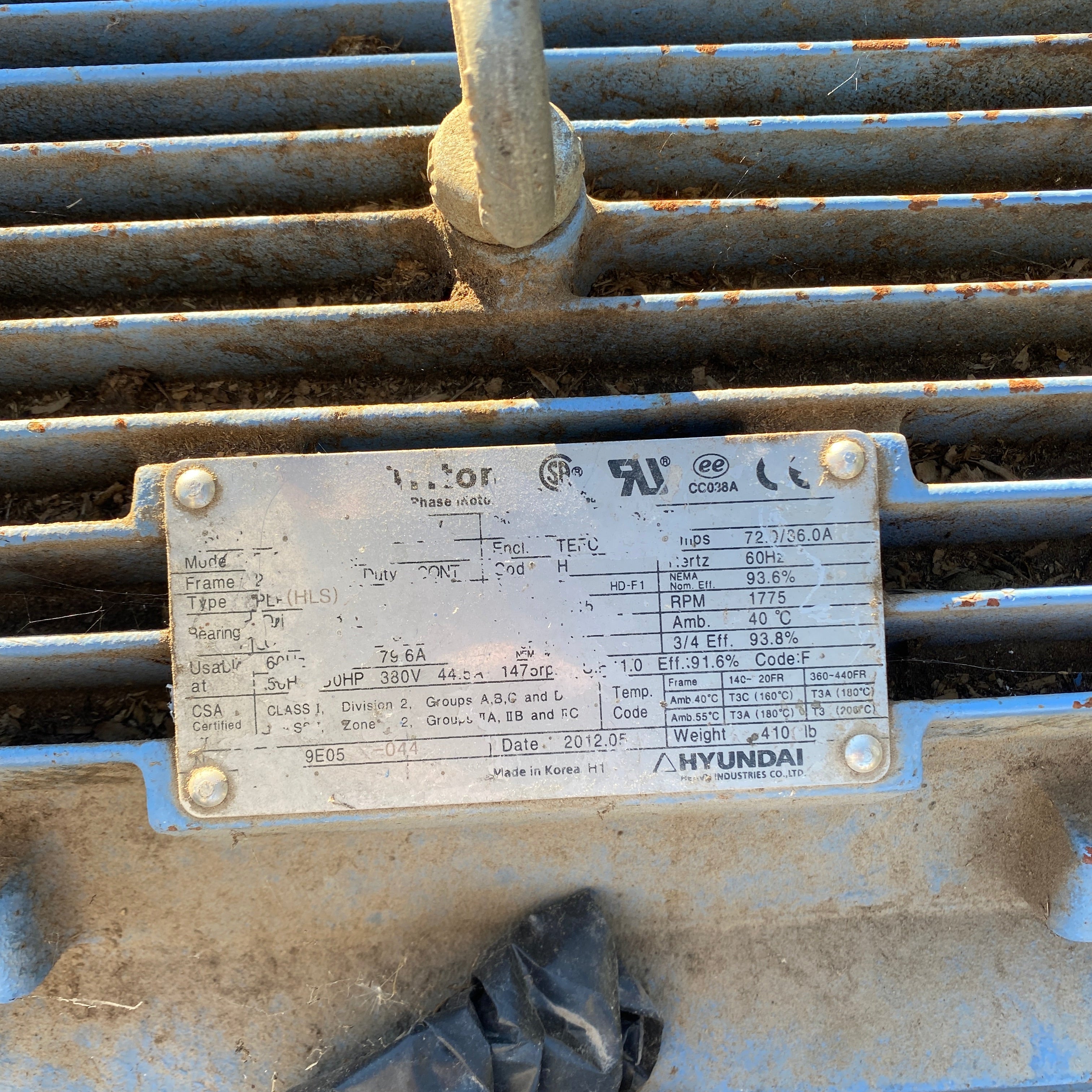 Crown Triton 30 HP Electric Motor #1