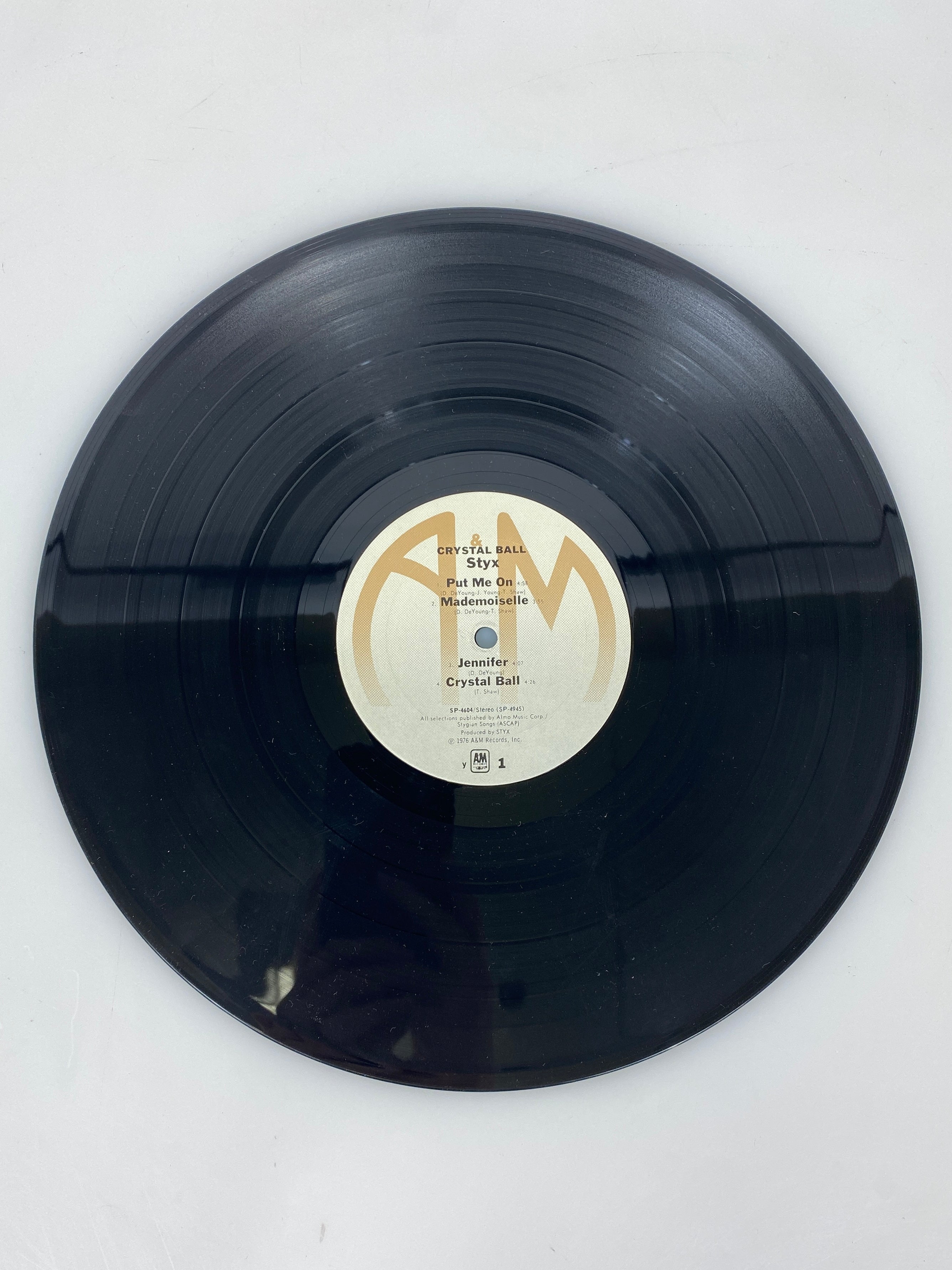 Crystal Ball Styx 1976 Vinyl Record