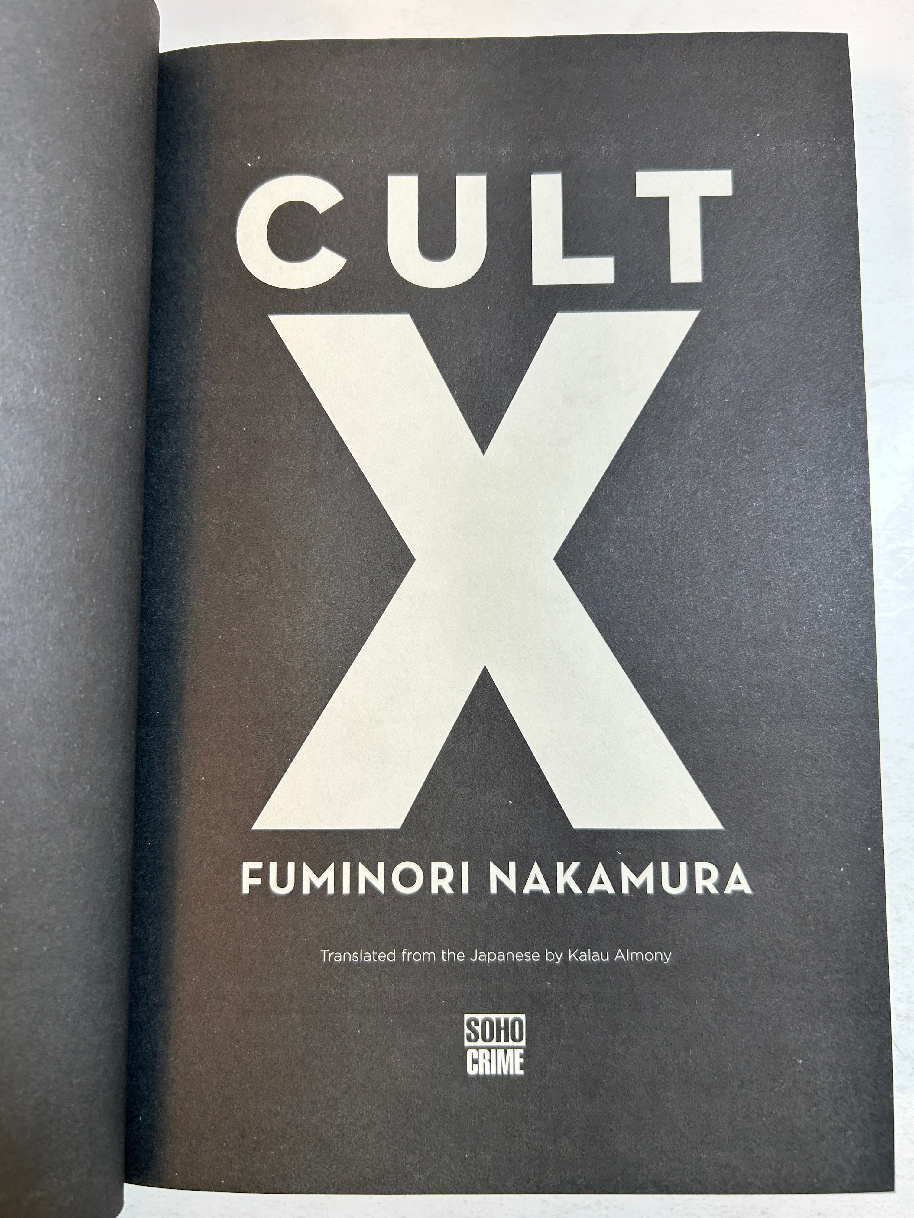 Cult X: A Novel by Kalau Almony (Translator), Fuminori Nakamura HC