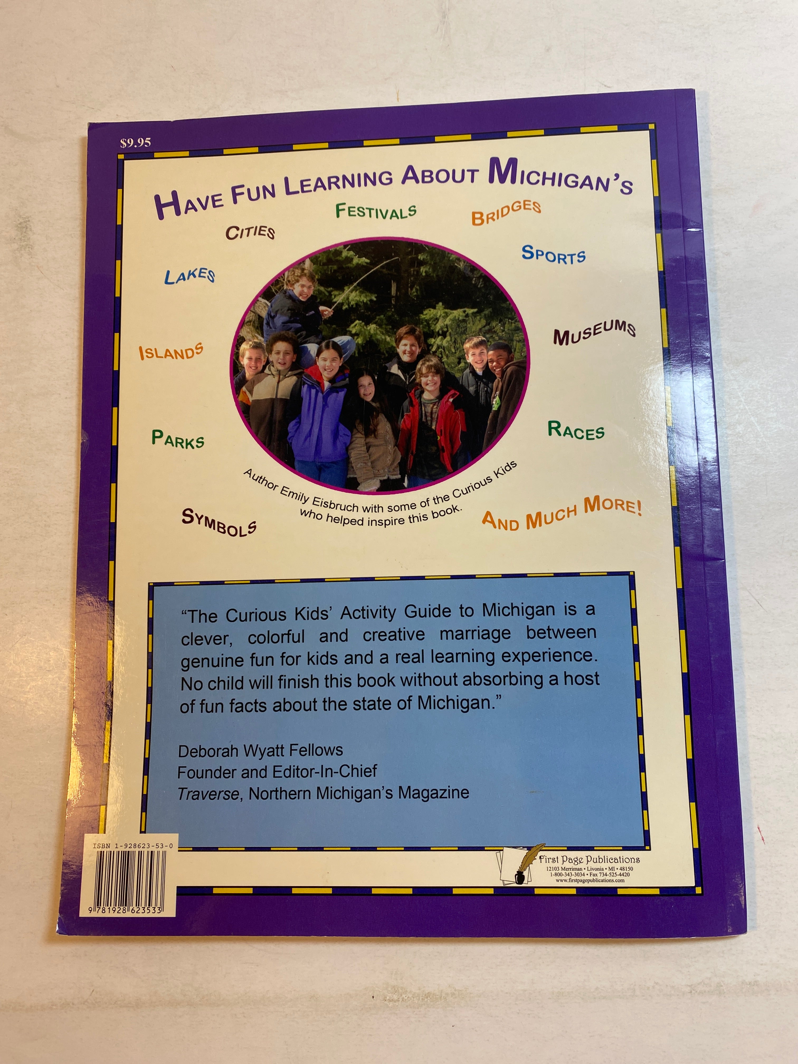 Curious Kids Michigan Activity Guide 2005 *Signed*