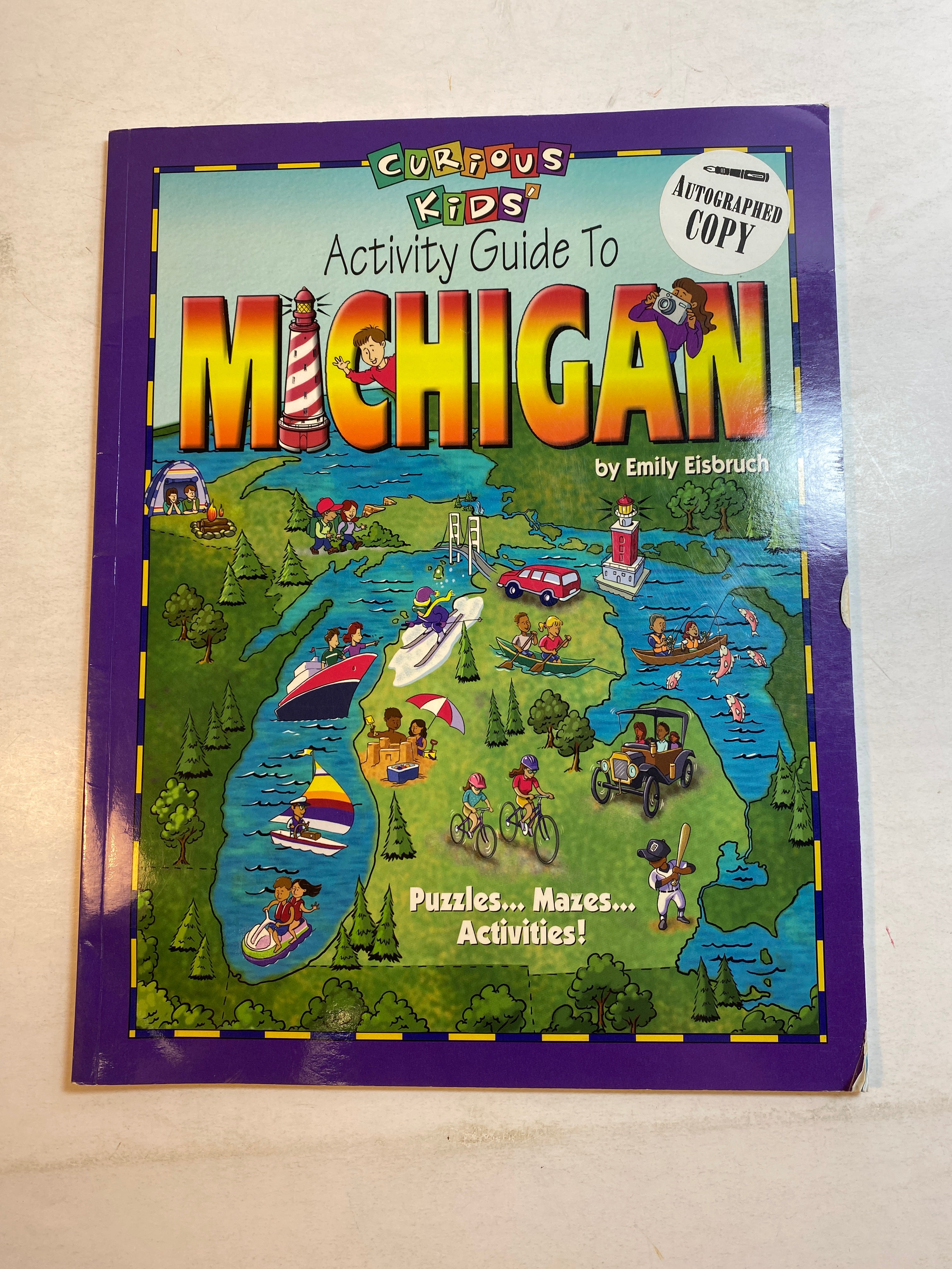 Curious Kids Michigan Activity Guide 2005 *Signed*