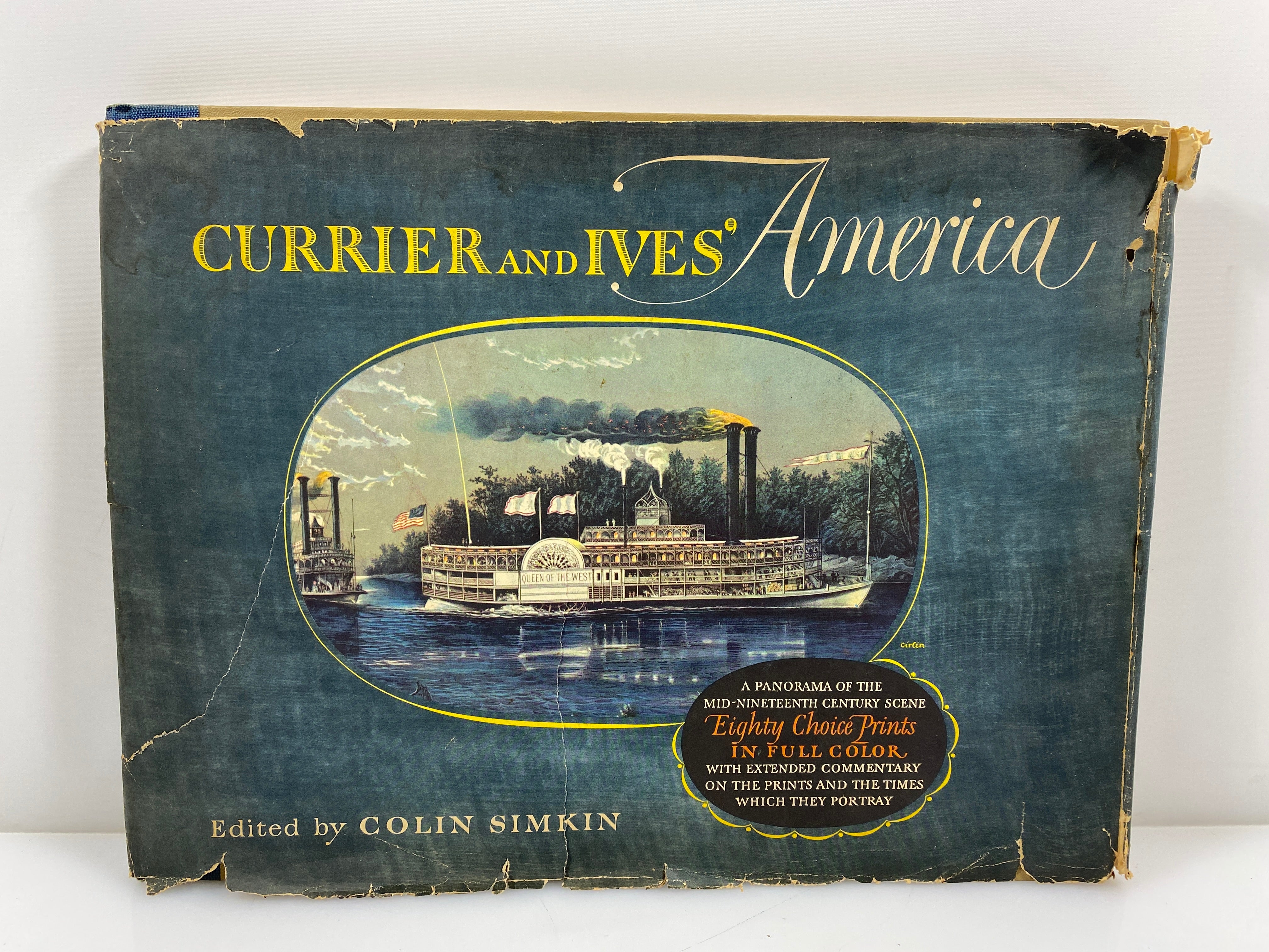 Currier and Ives' America Simkin Crown Publishers 1952 HCDJ