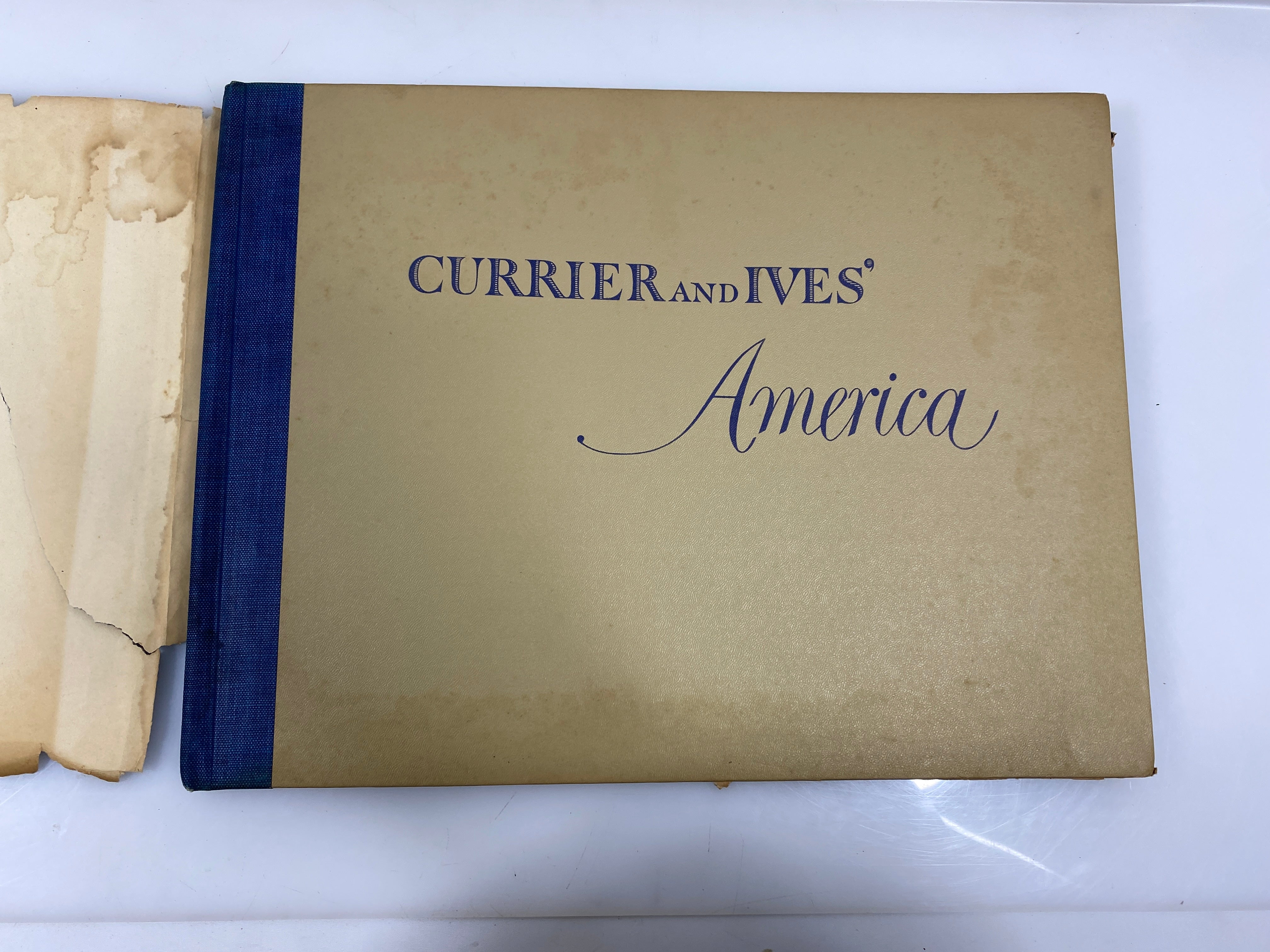 Currier and Ives' America Simkin Crown Publishers 1952 HCDJ