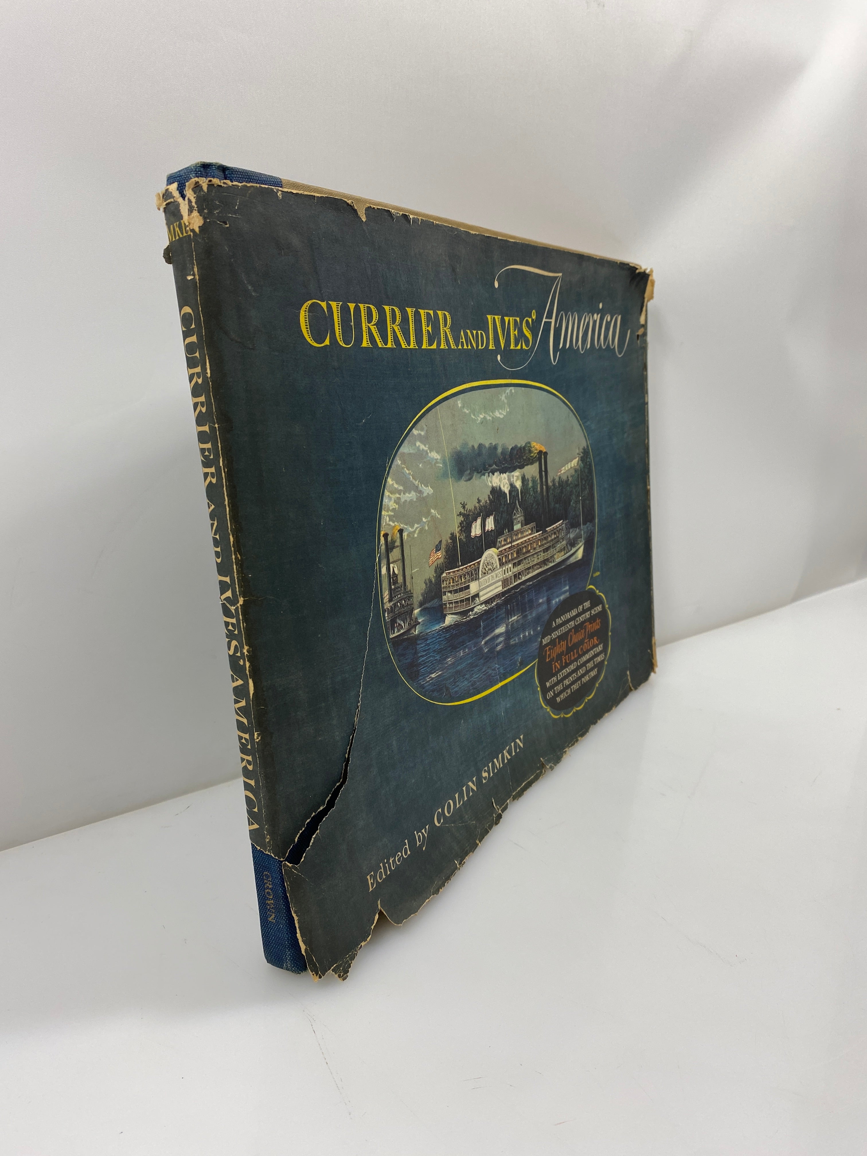 Currier and Ives' America Simkin Crown Publishers 1952 HCDJ