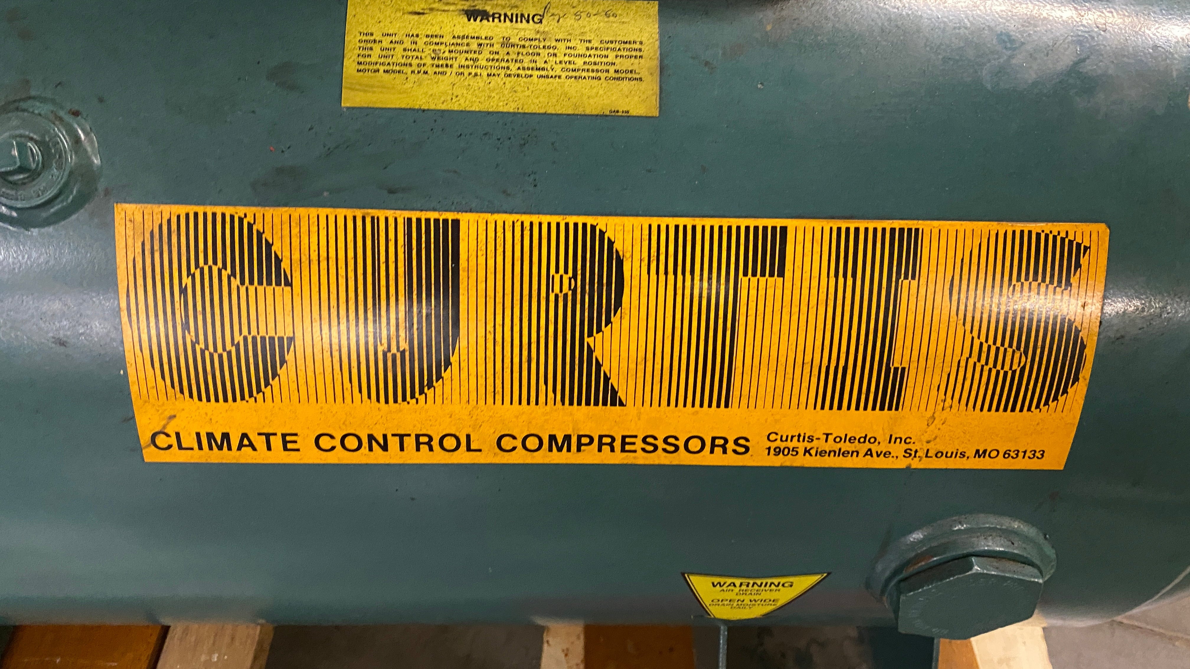 Curtis #35295 Industrial Air Compressor