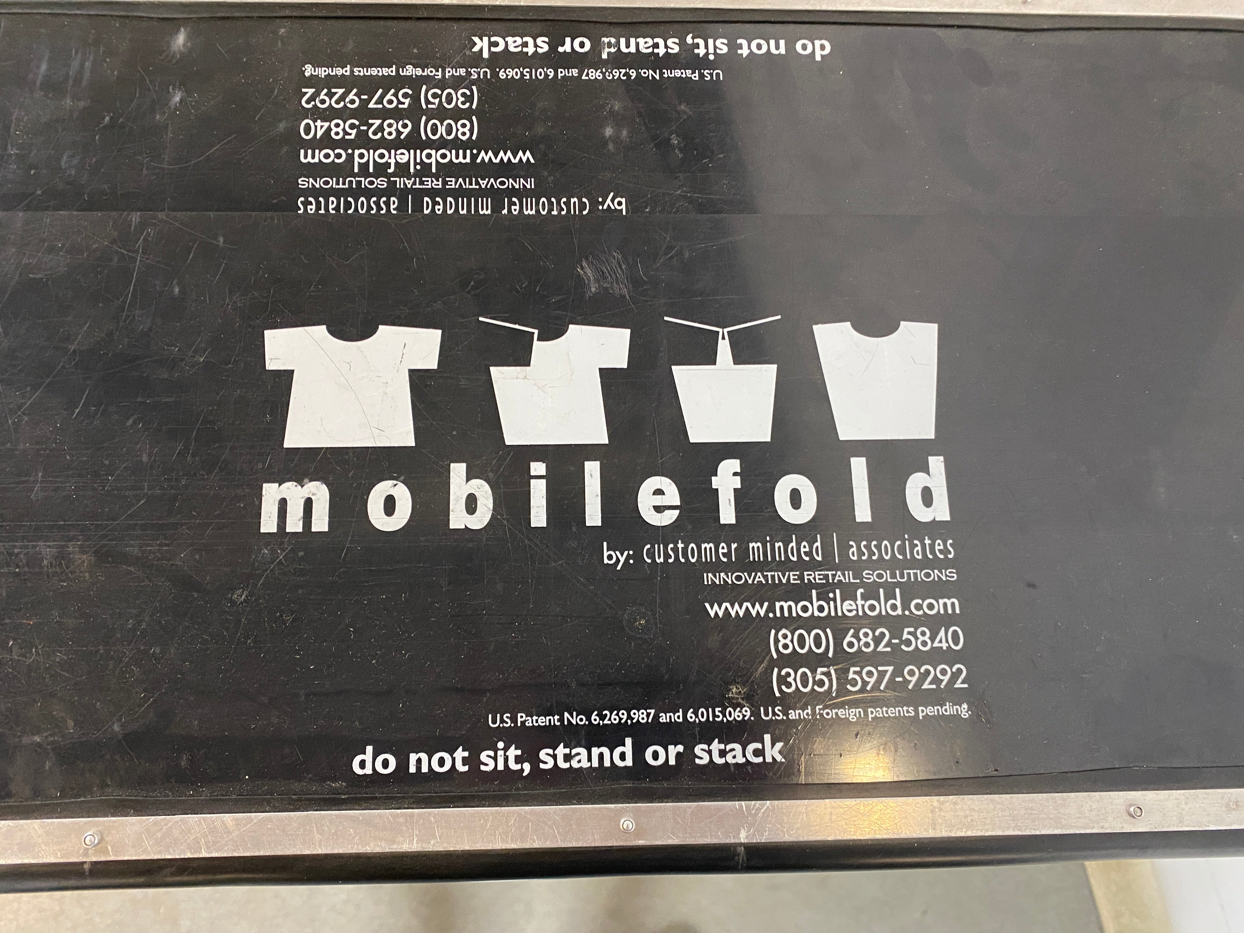Customer Minded Mobile Fold Clothing Folder