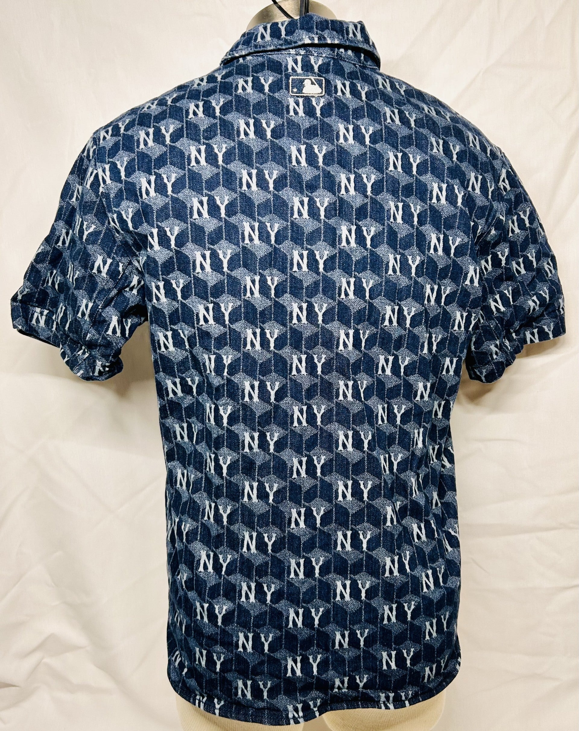 MLB New York Yankees Monogram Denim Button-Up Shirt