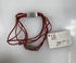 Dallaiti Italia Red Clasp Beaded Music Charm Bracelet
