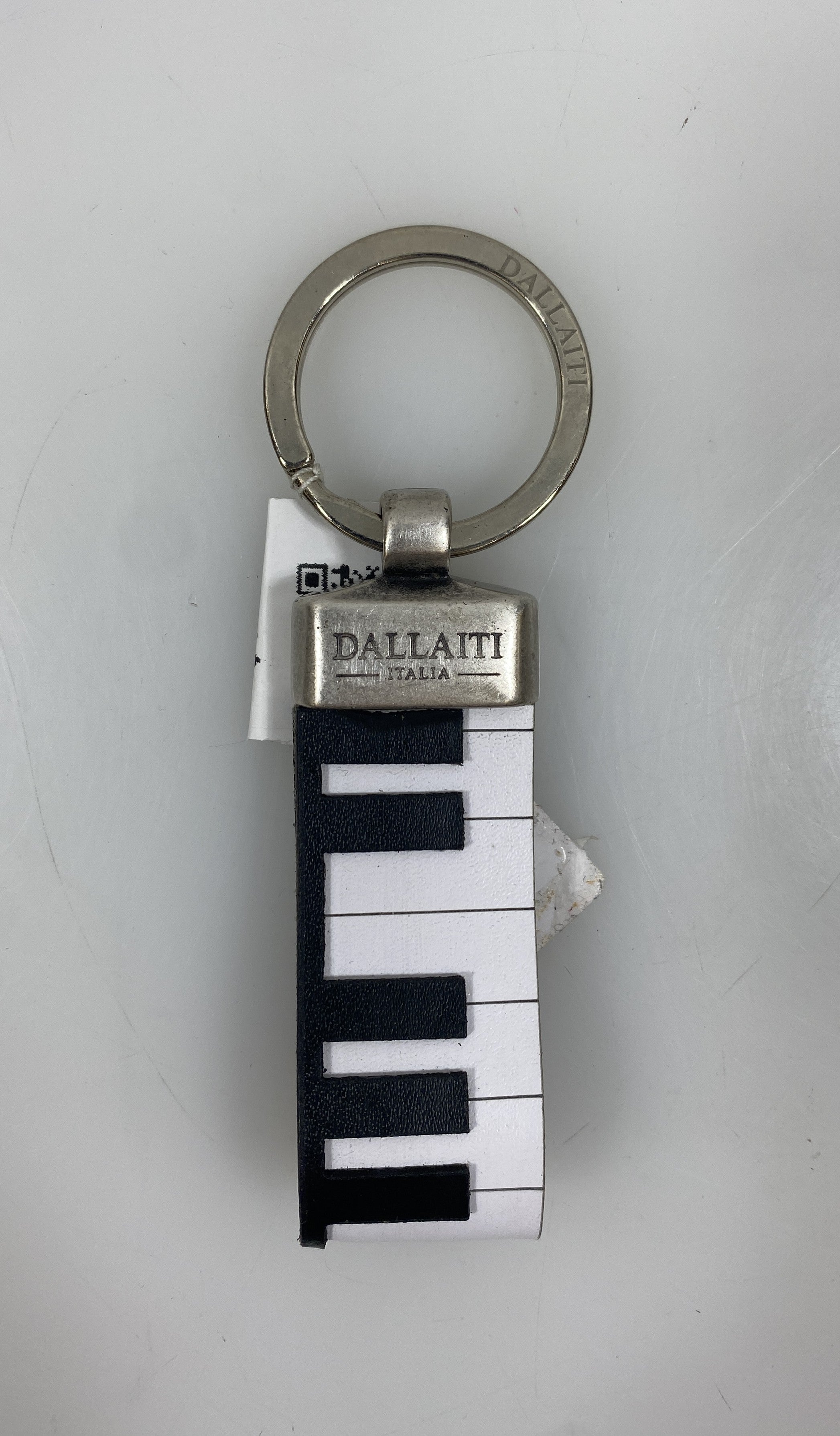 Dallaiti Italia Silver Piano Keys Keychain