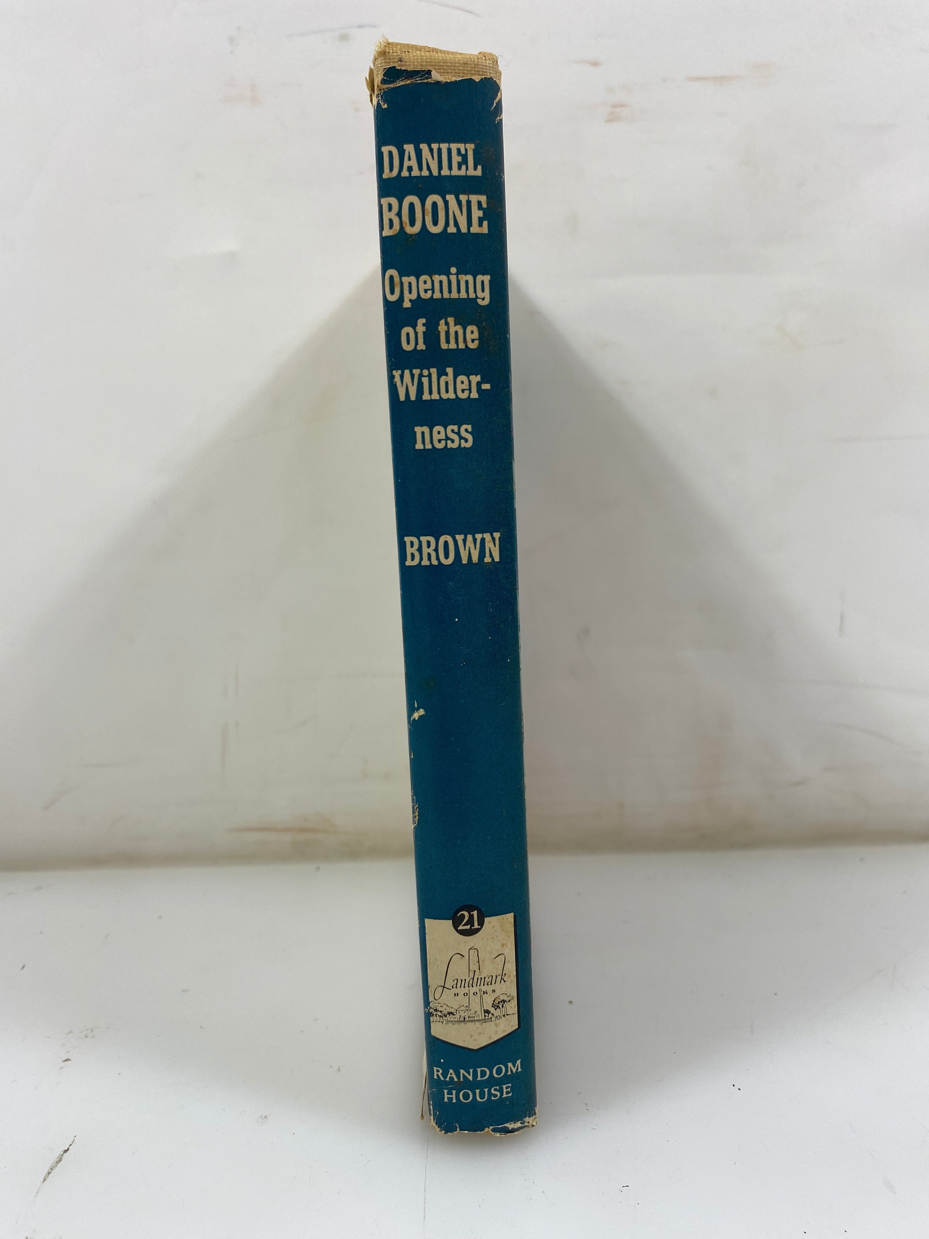 Daniel Boone by Brown Random House 1952 HCDJ