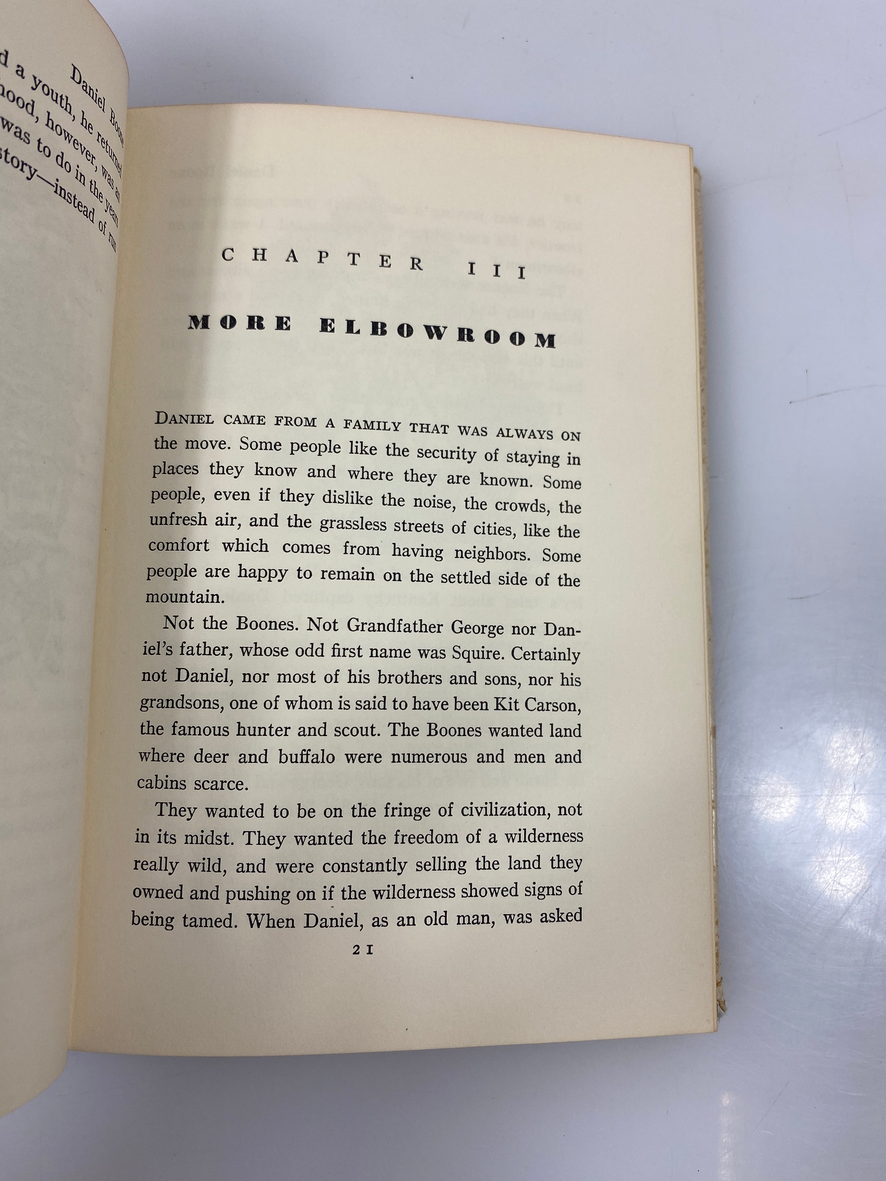 Daniel Boone by Brown Random House 1952 HCDJ
