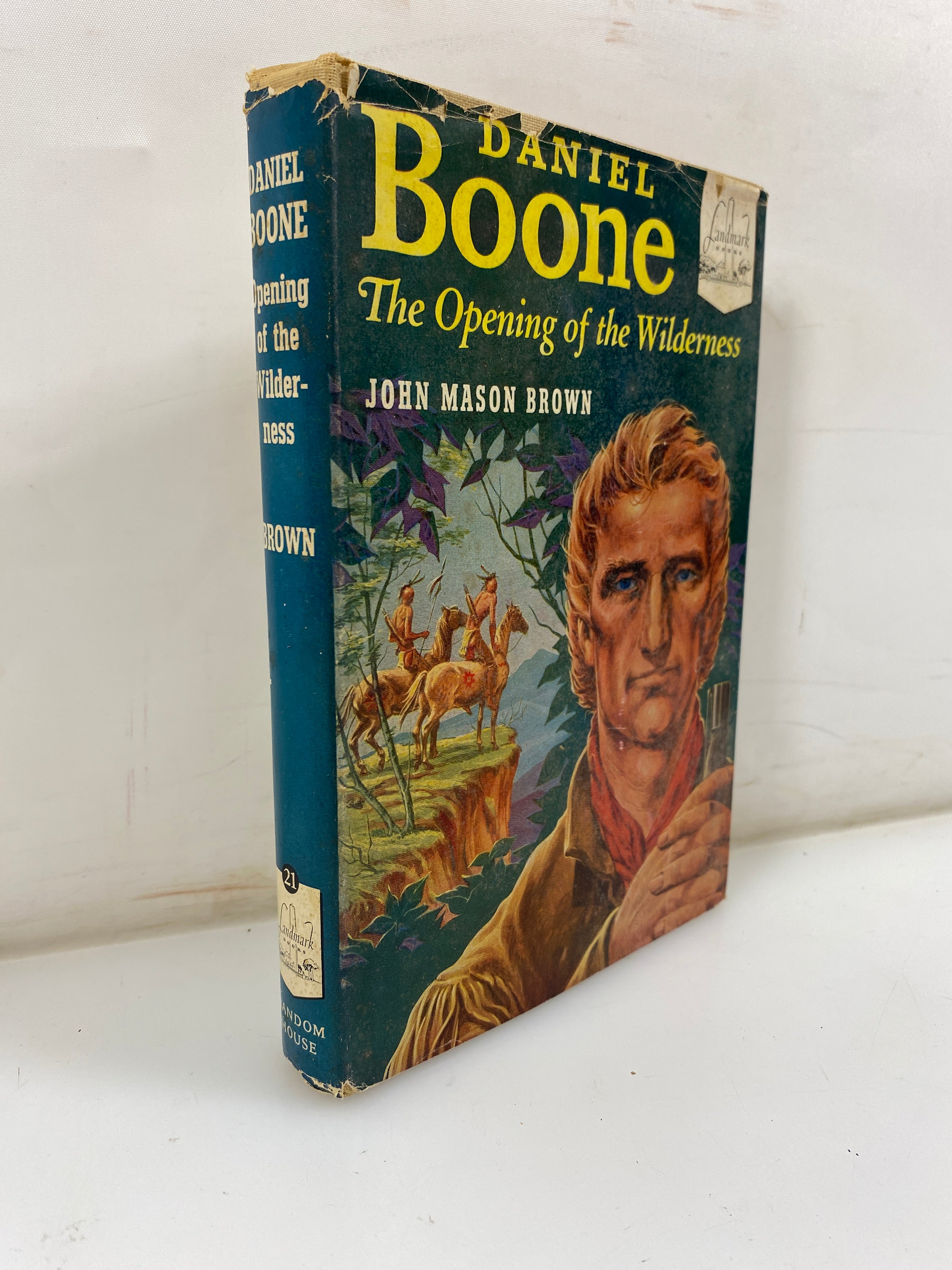 Daniel Boone by Brown Random House 1952 HCDJ