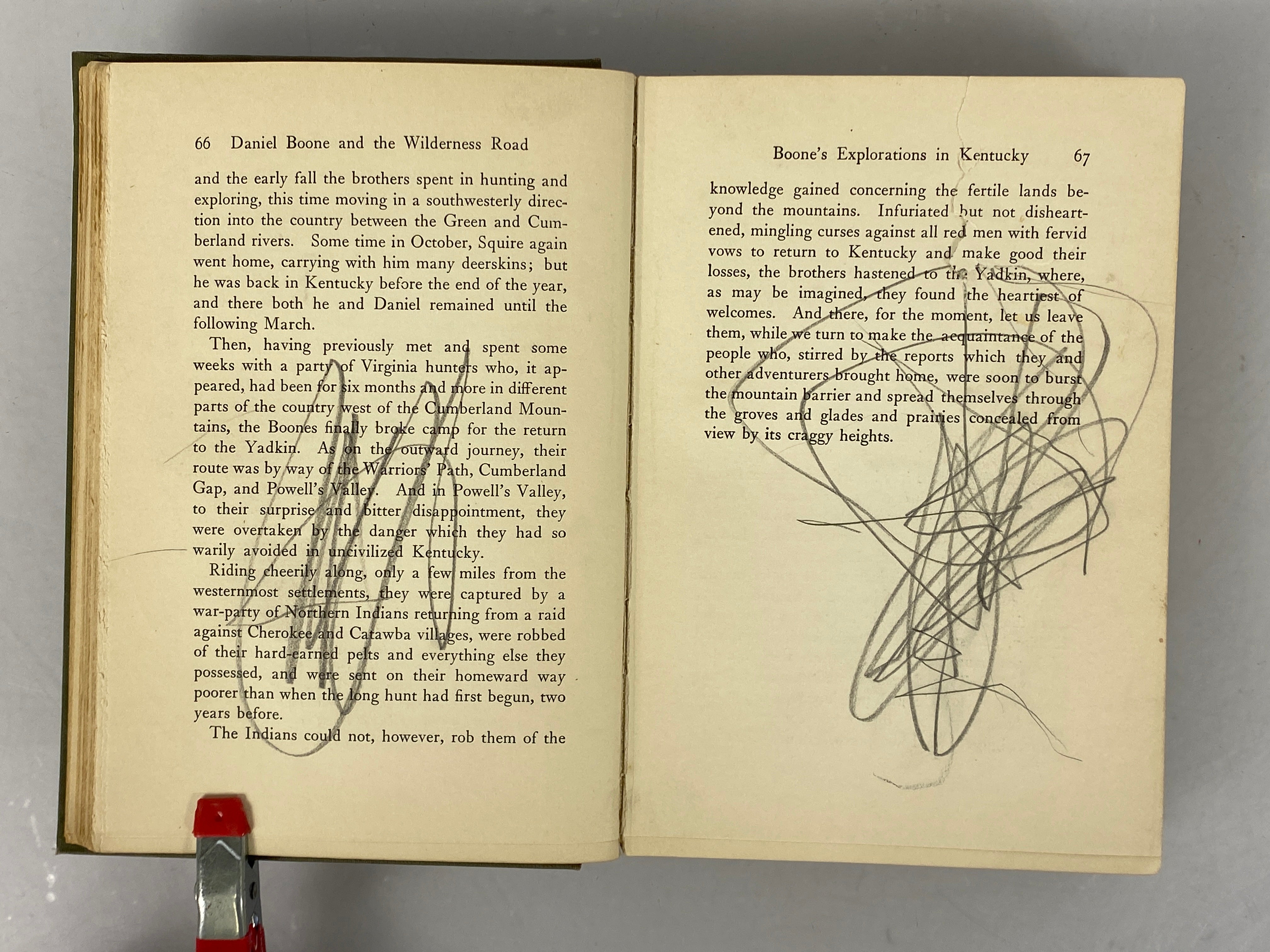 Daniel Boone & The Wilderness Road by H. Addington Bruce 1910 1st Edition HC