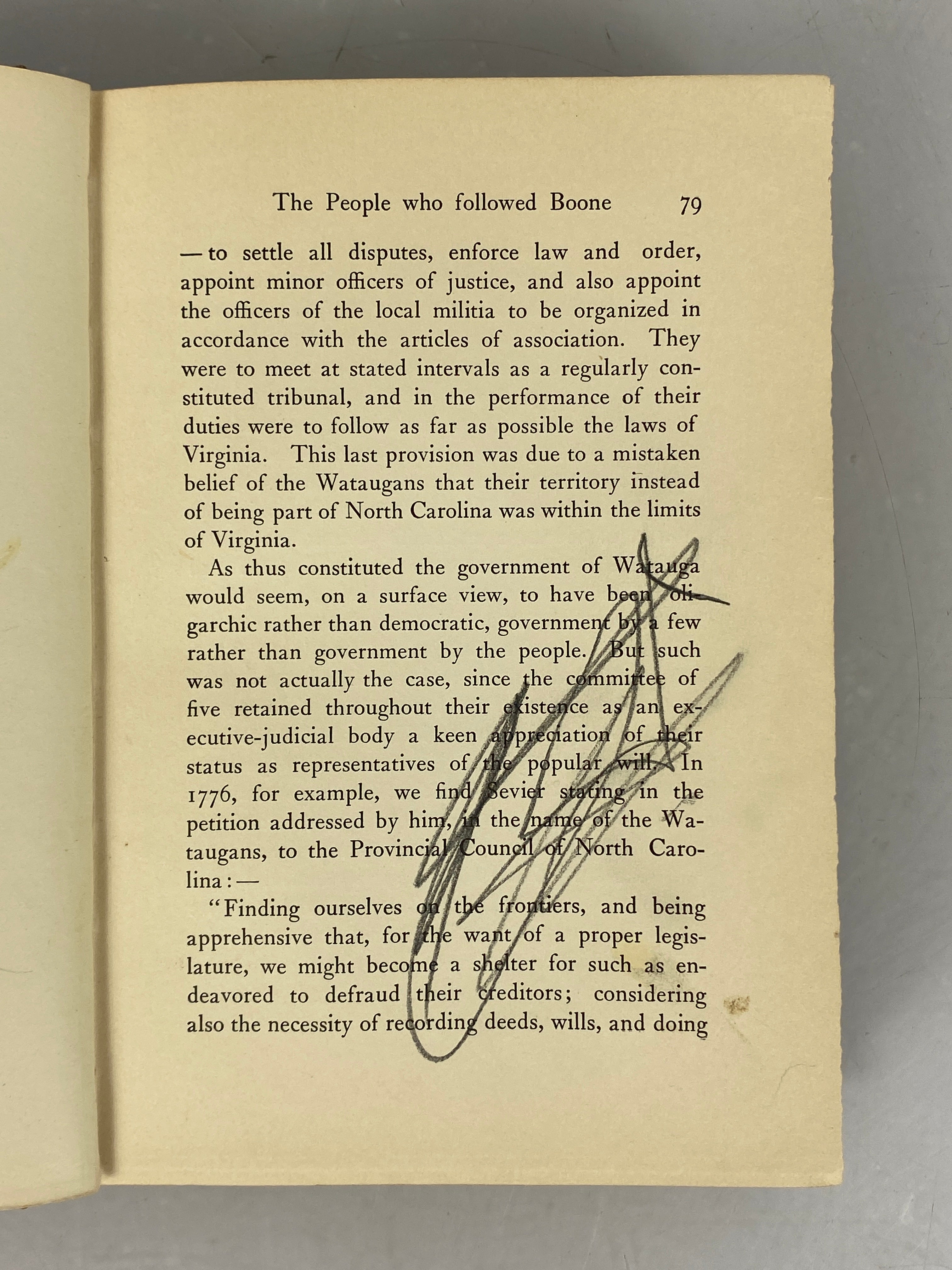 Daniel Boone & The Wilderness Road by H. Addington Bruce 1910 1st Edition HC