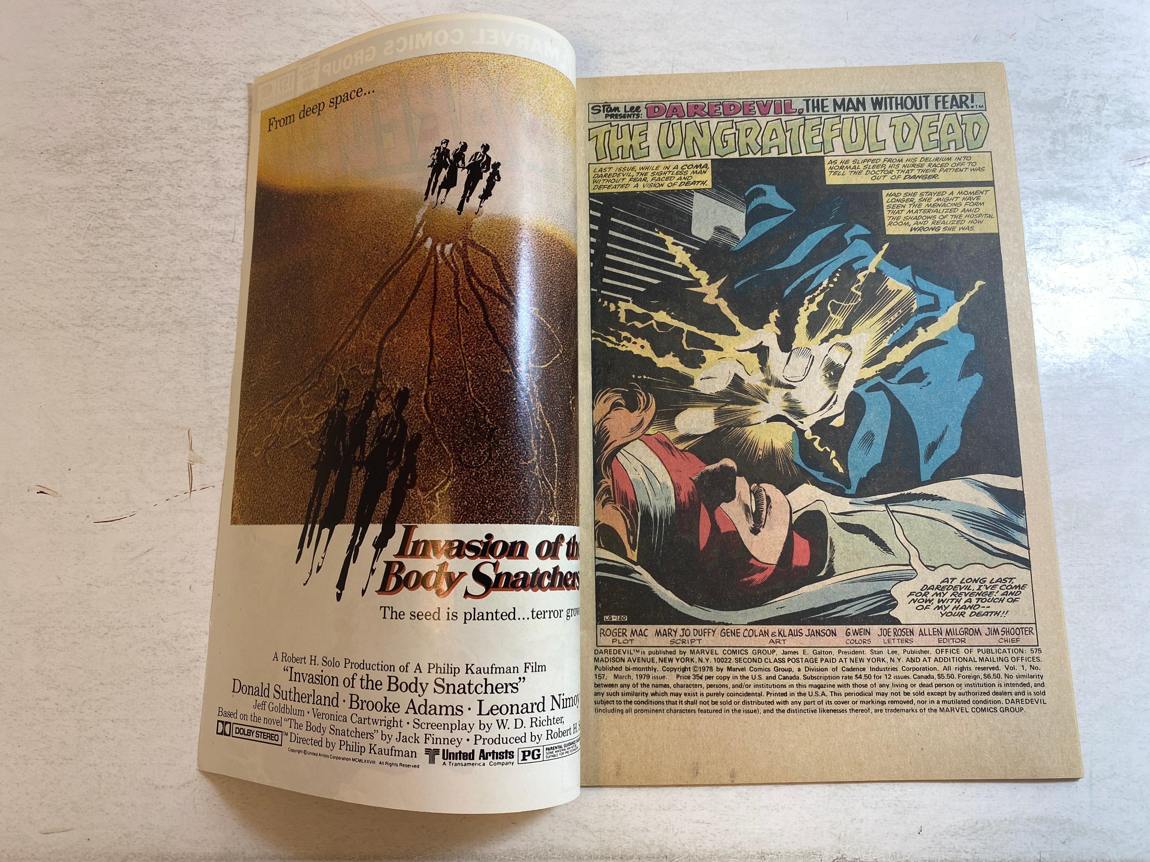 Daredevil #157 Marvel Comic 1978