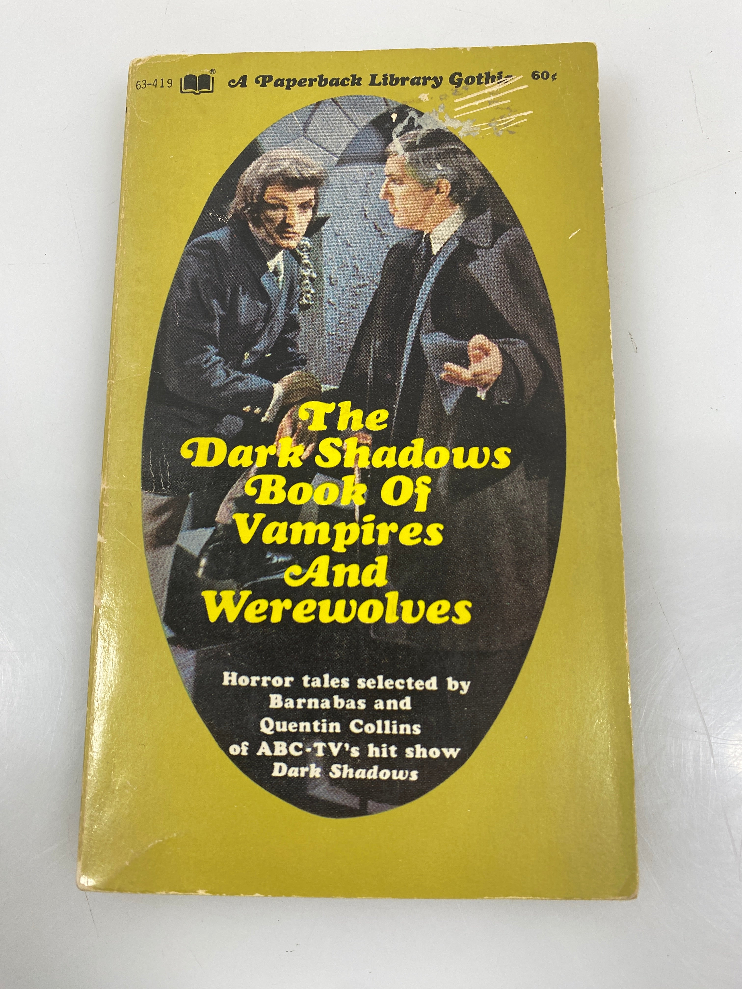 Dark Shadows Book of Vampires Werewolves Paperback SC 1970