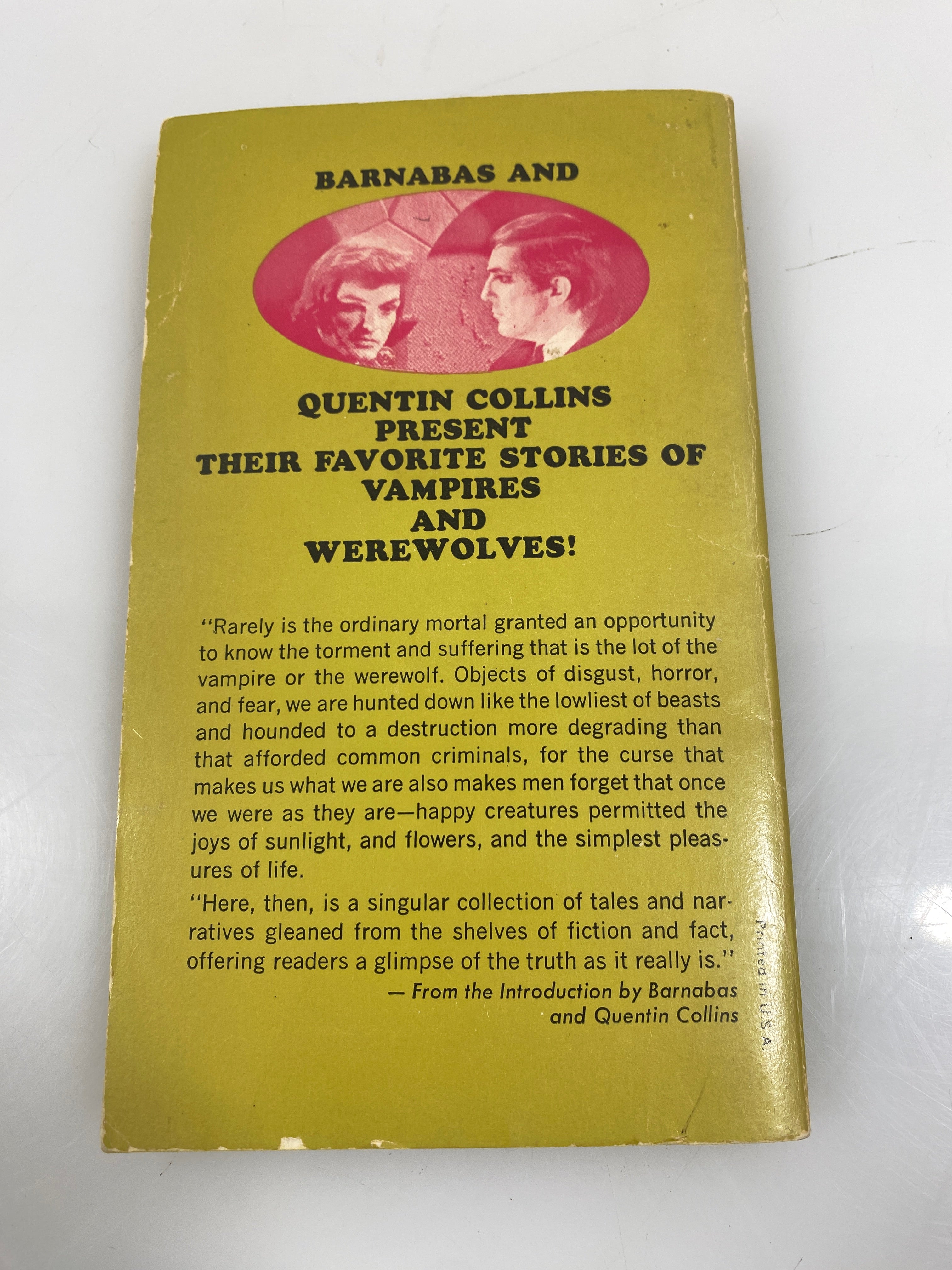 Dark Shadows Book of Vampires Werewolves Paperback SC 1970