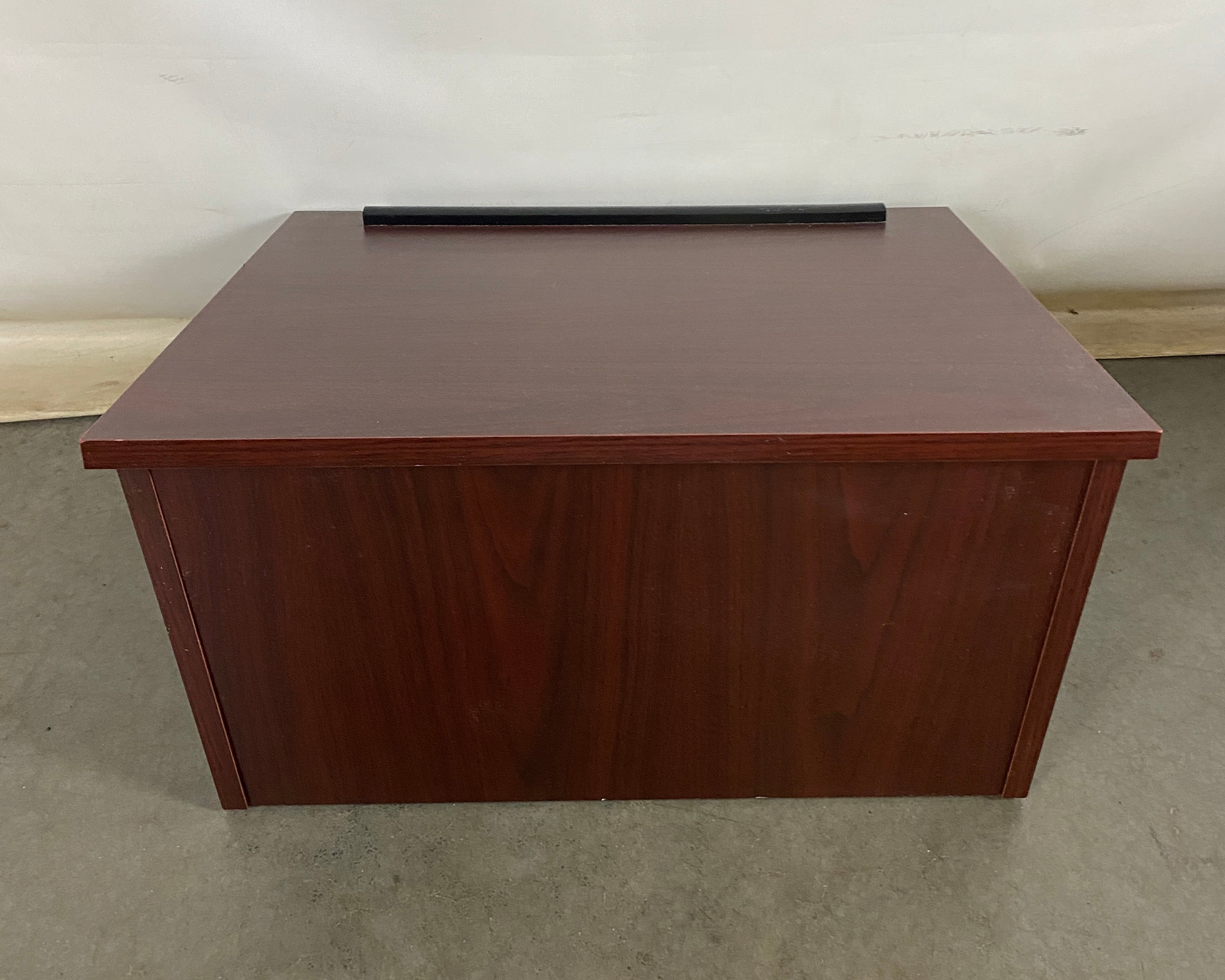 Dark Wooden Desktop Podium
