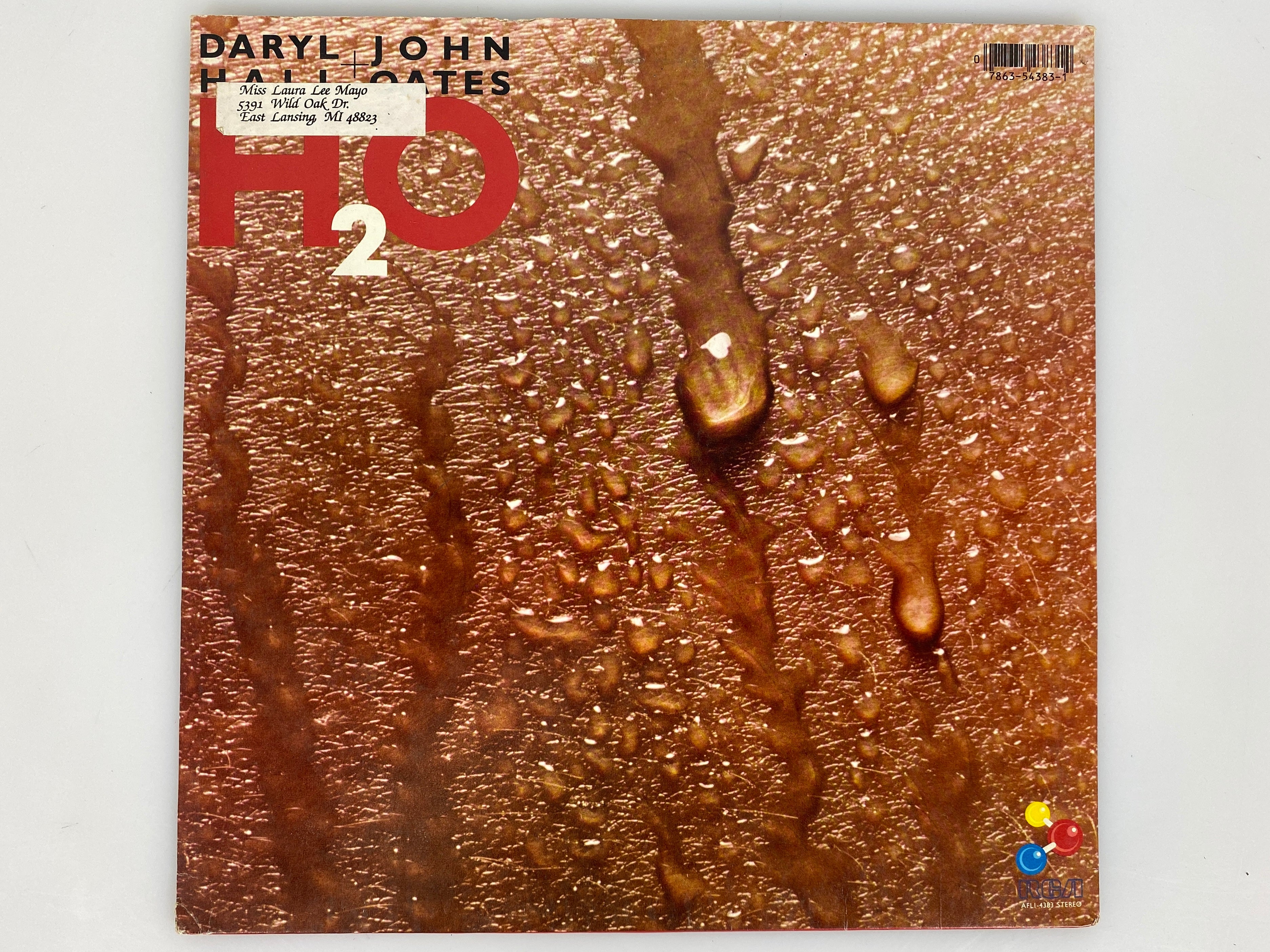 Daryl Hall and John Oates H2O 1982 Vinyl Record