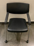 Dauprin Black Folding/Rolling Chair