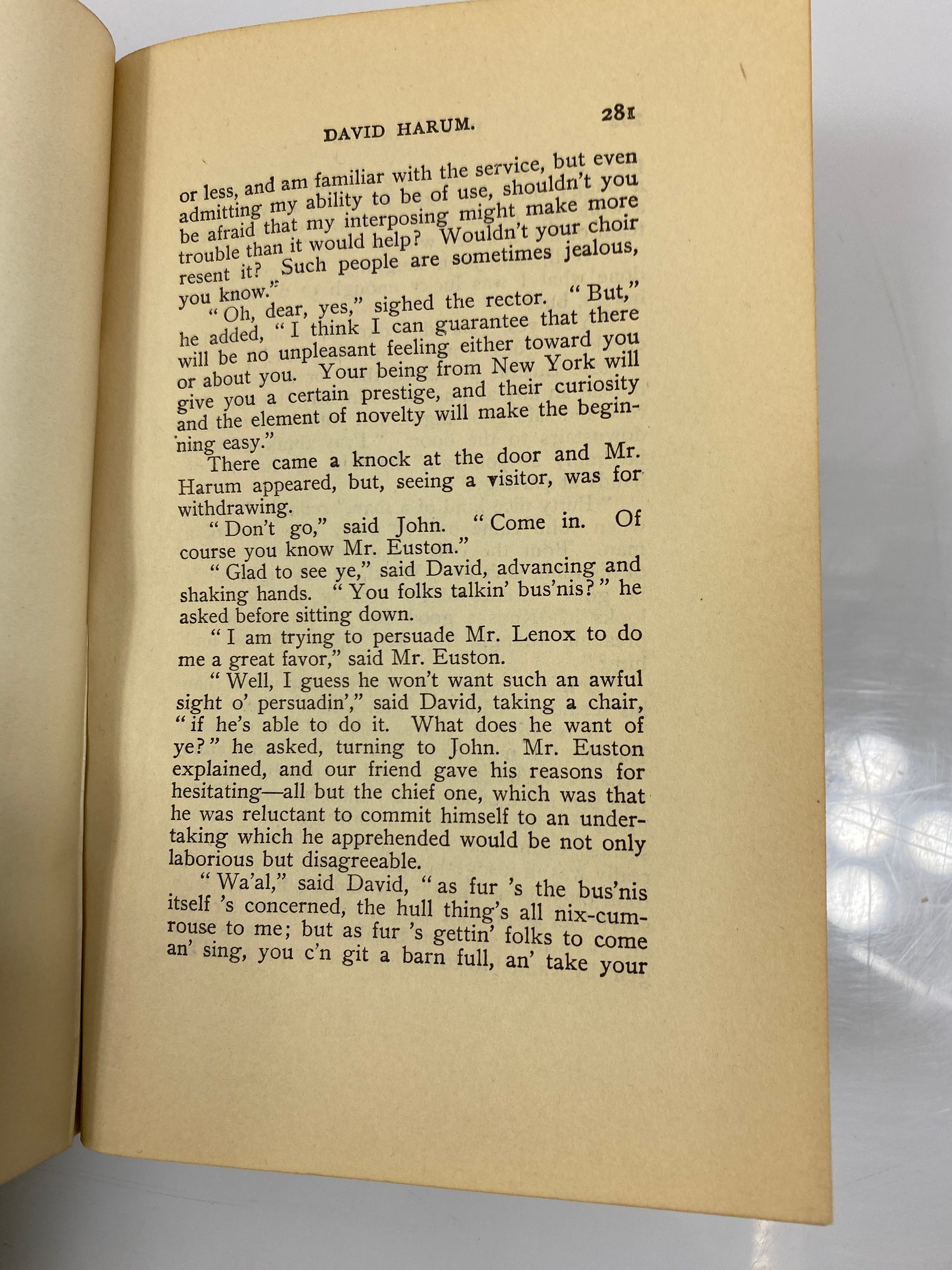 David Harum by Westcott 1898 HC