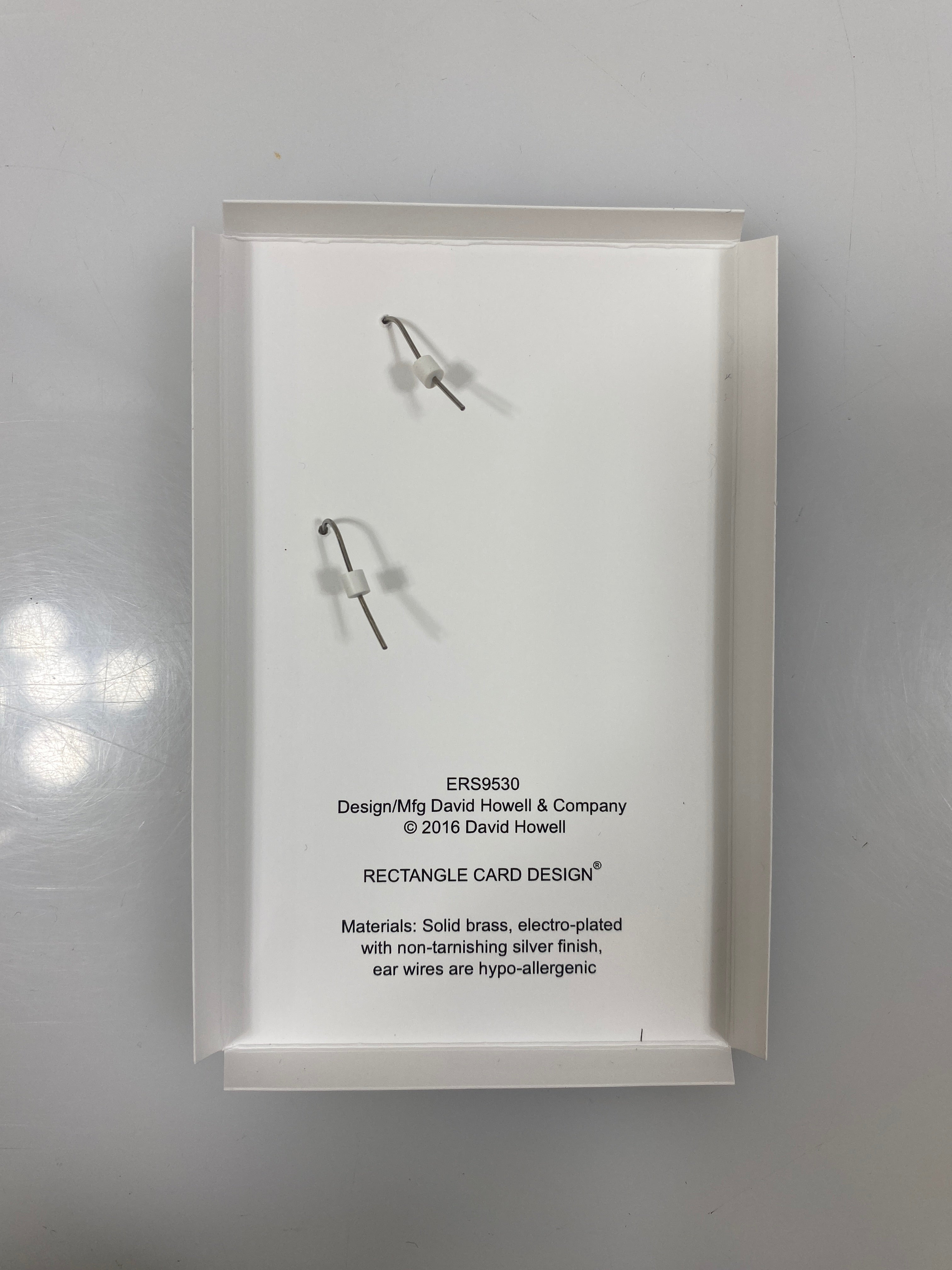 David Howell and Company Silver G-Clef Earrings